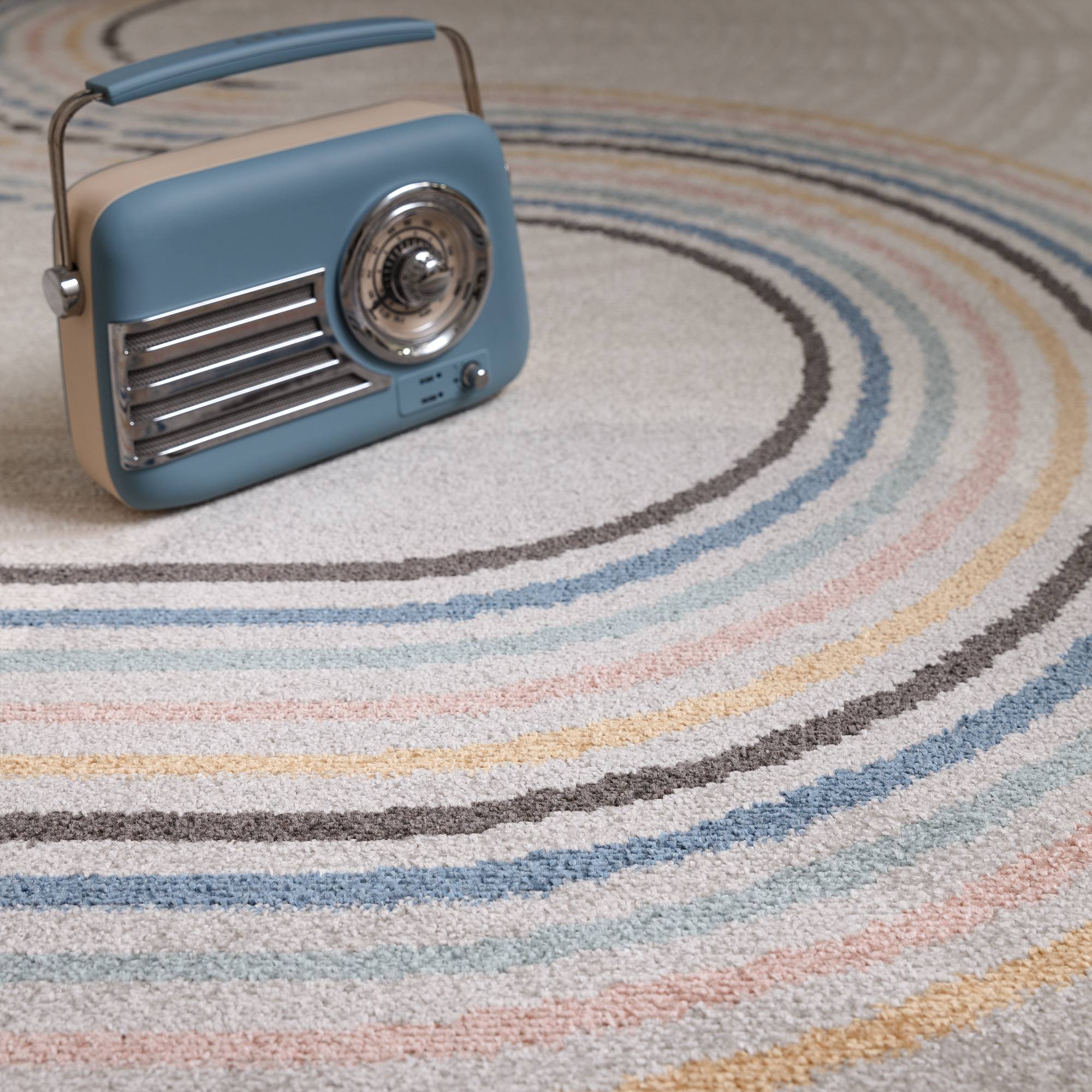 Carpet Multicolor Abstract Pattern 120x160cm