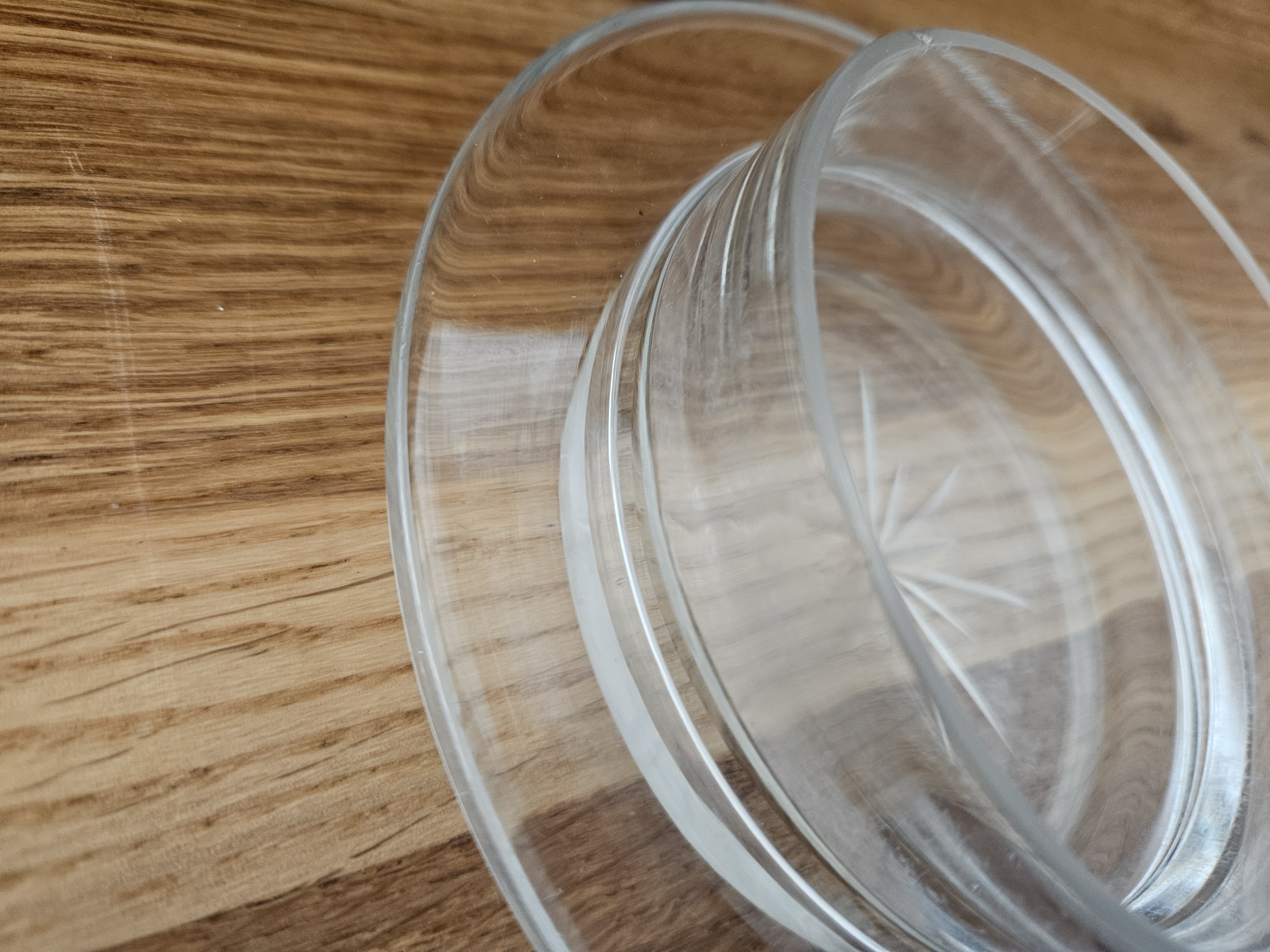 Engraved Crystal Cheese Dome