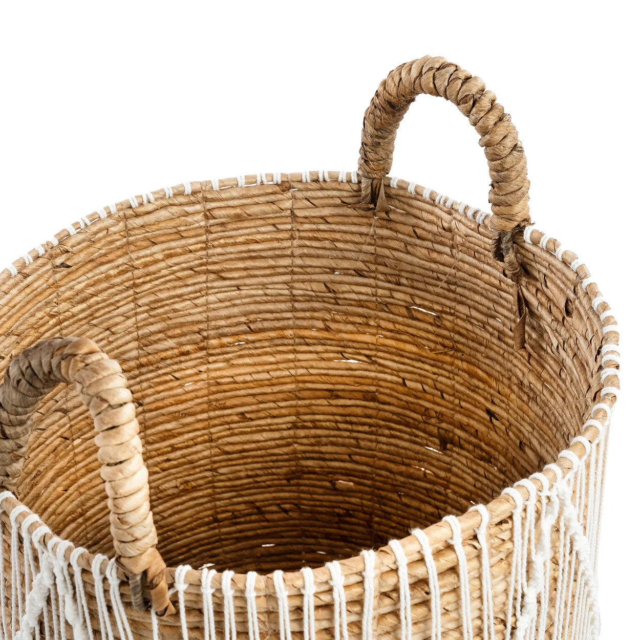 Straight Stitched Basket Macrame
