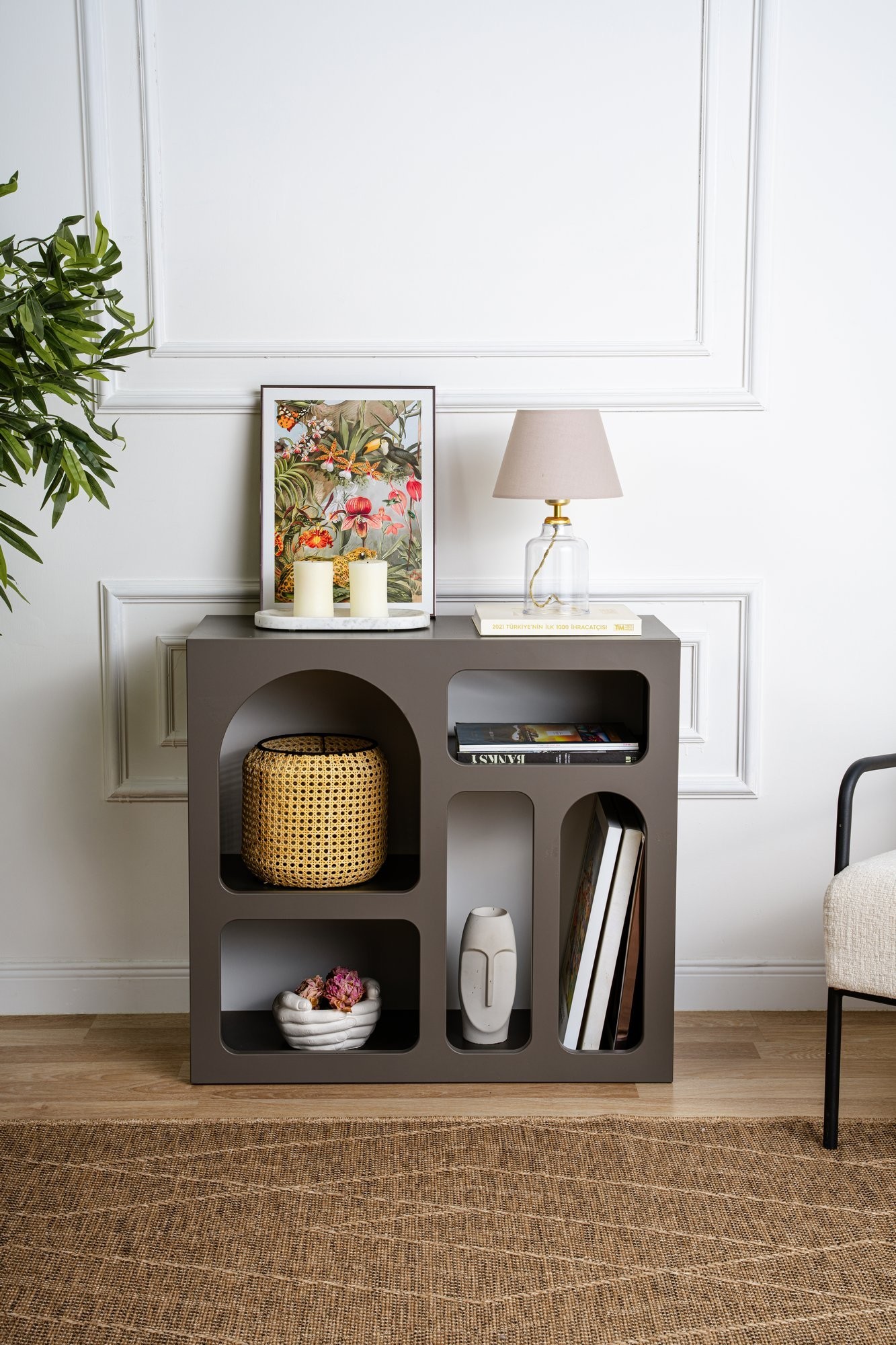 Liva Sideboard Anthrazit 80cm