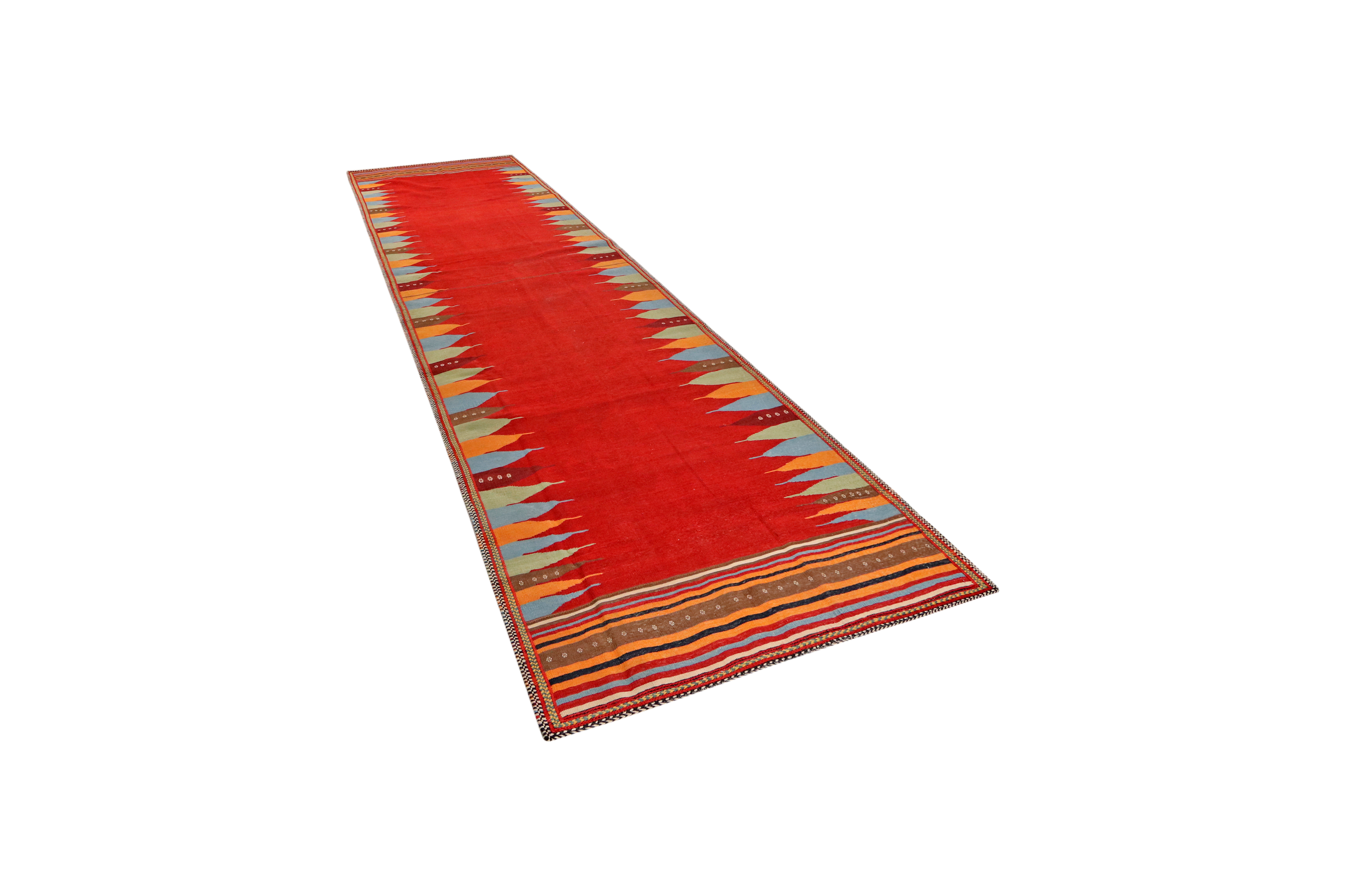 Kilim Afshar Teppich Rot