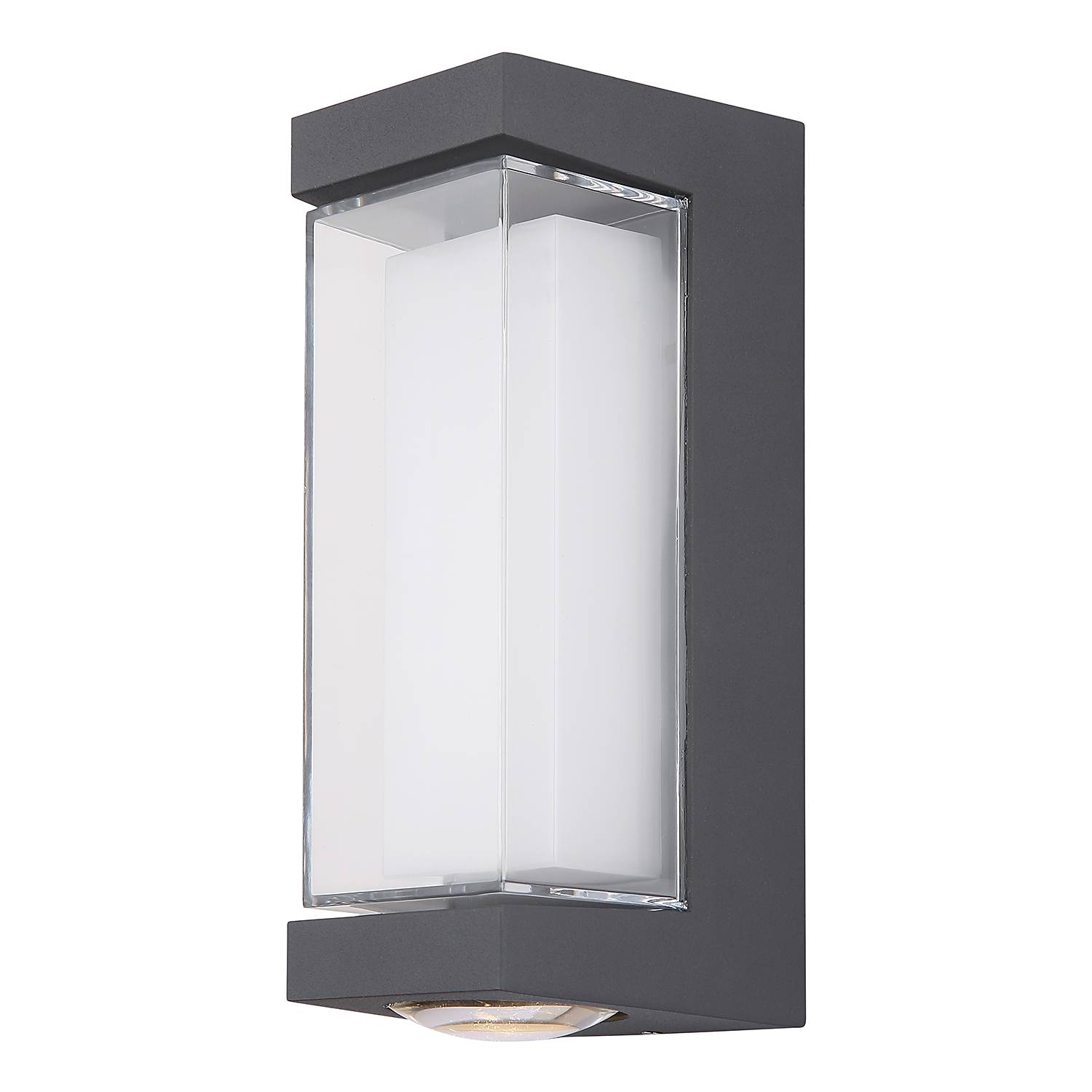 LED-Wandleuchte Plixon Typ B Grau