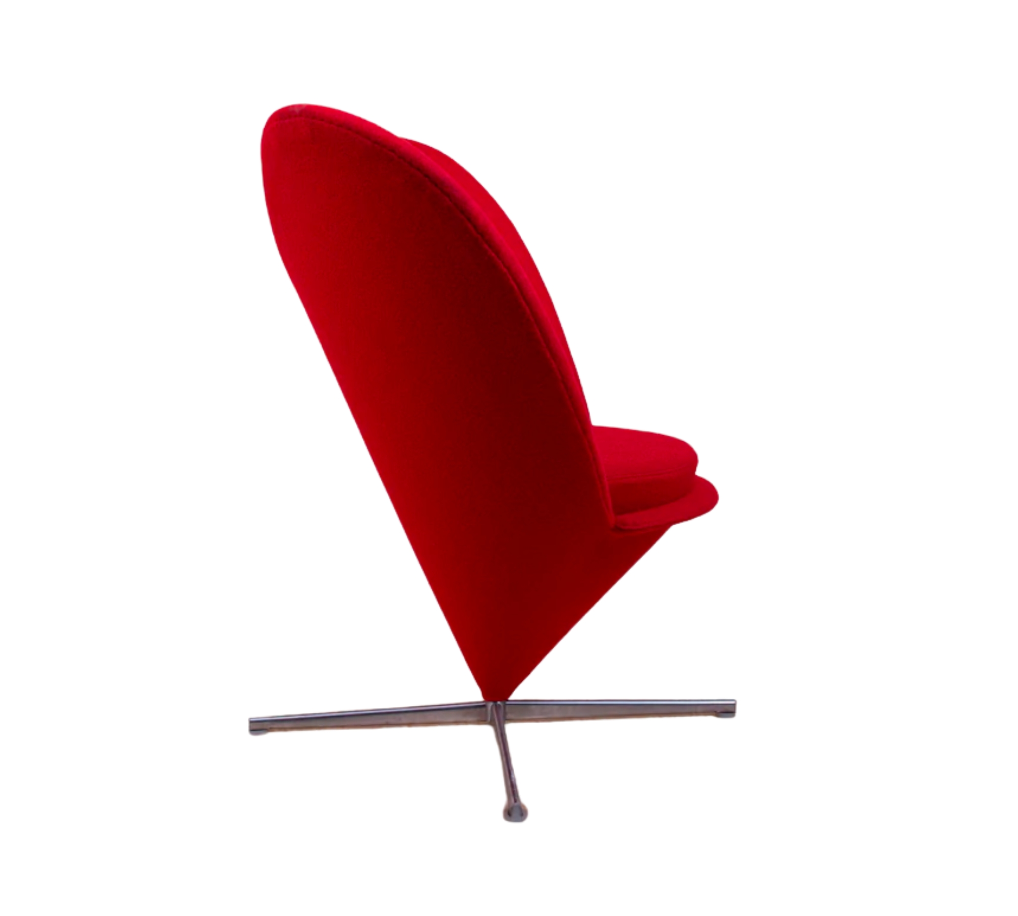 Heart Cone Chair von Verner Panton Rot