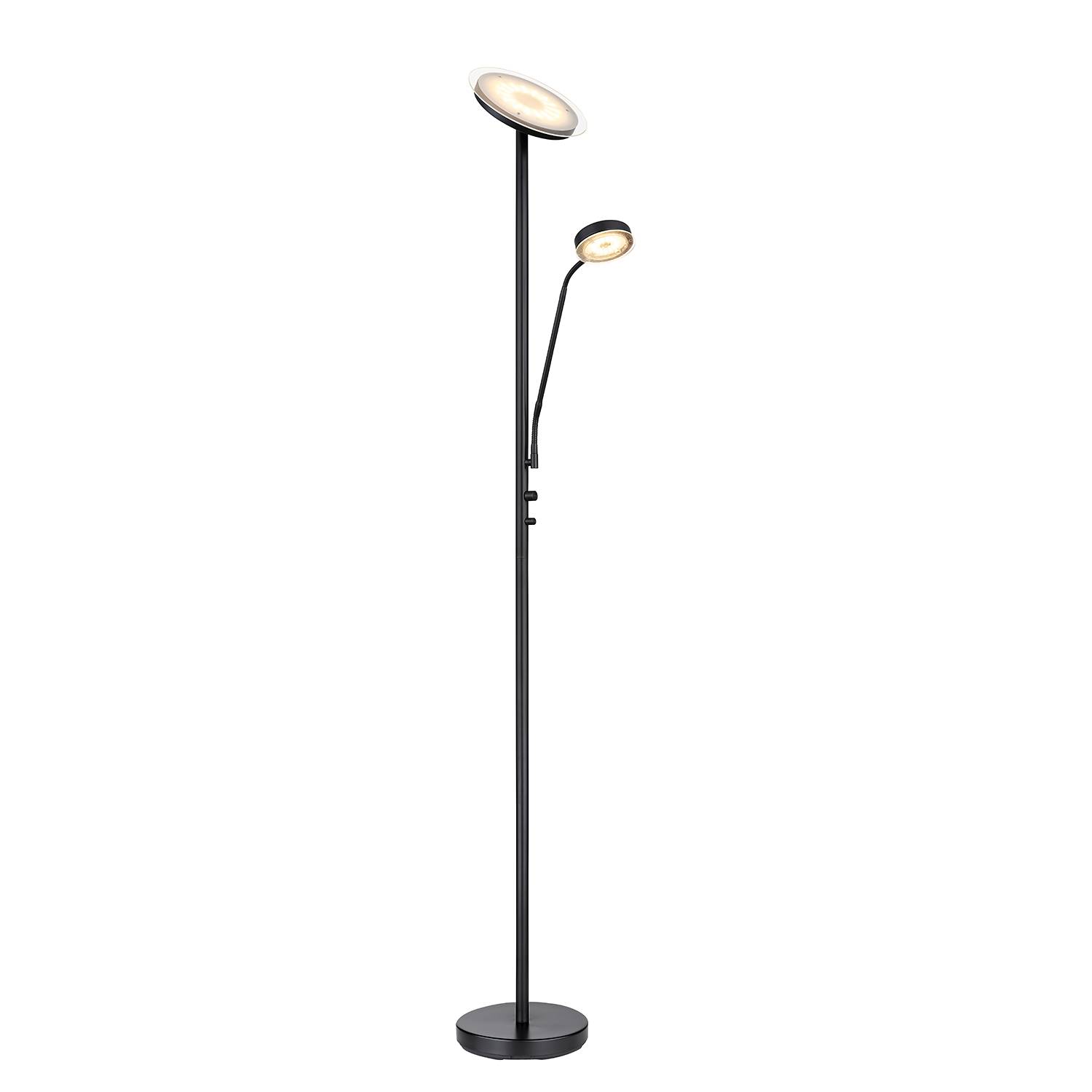 1-Light Ernst LED Floor Lamp Opal Glass Iron