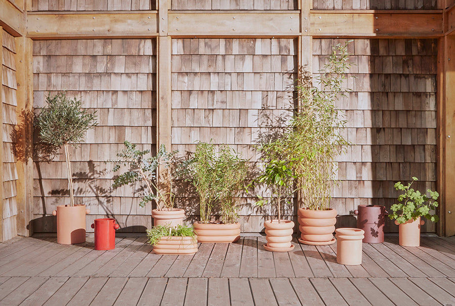 Awa Blumentopf Outdoor Terrakotta Braun Ø31cm