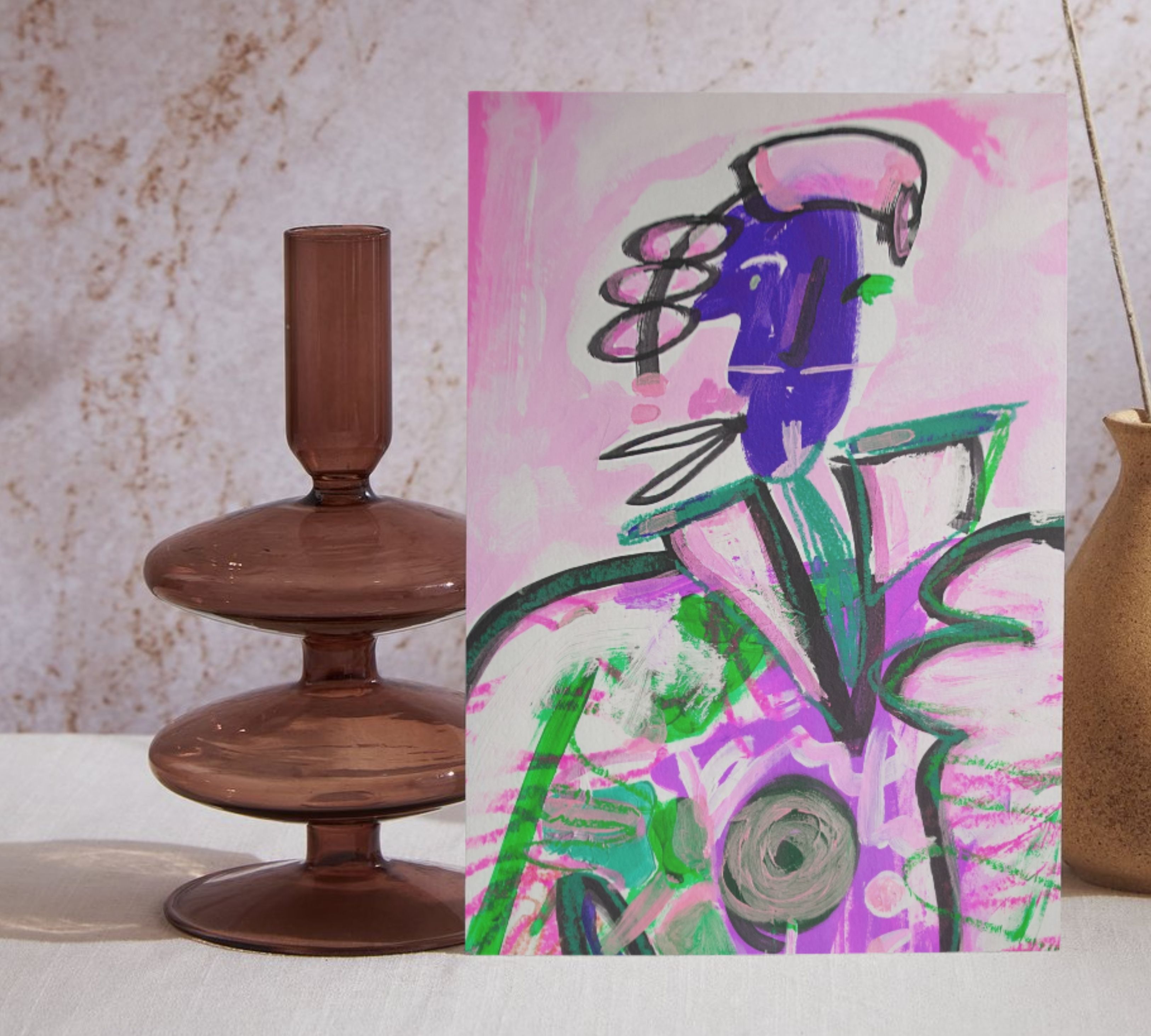 Lord From Sixsome Art Print Multicolored
