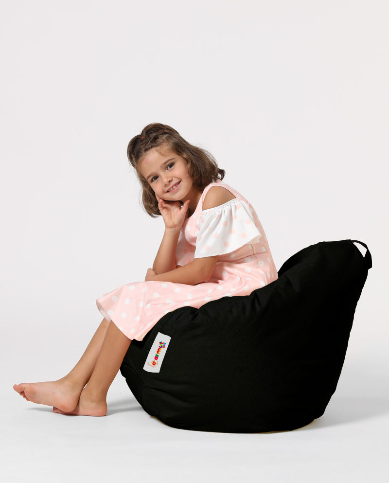 Kids Garden Beanbag Black