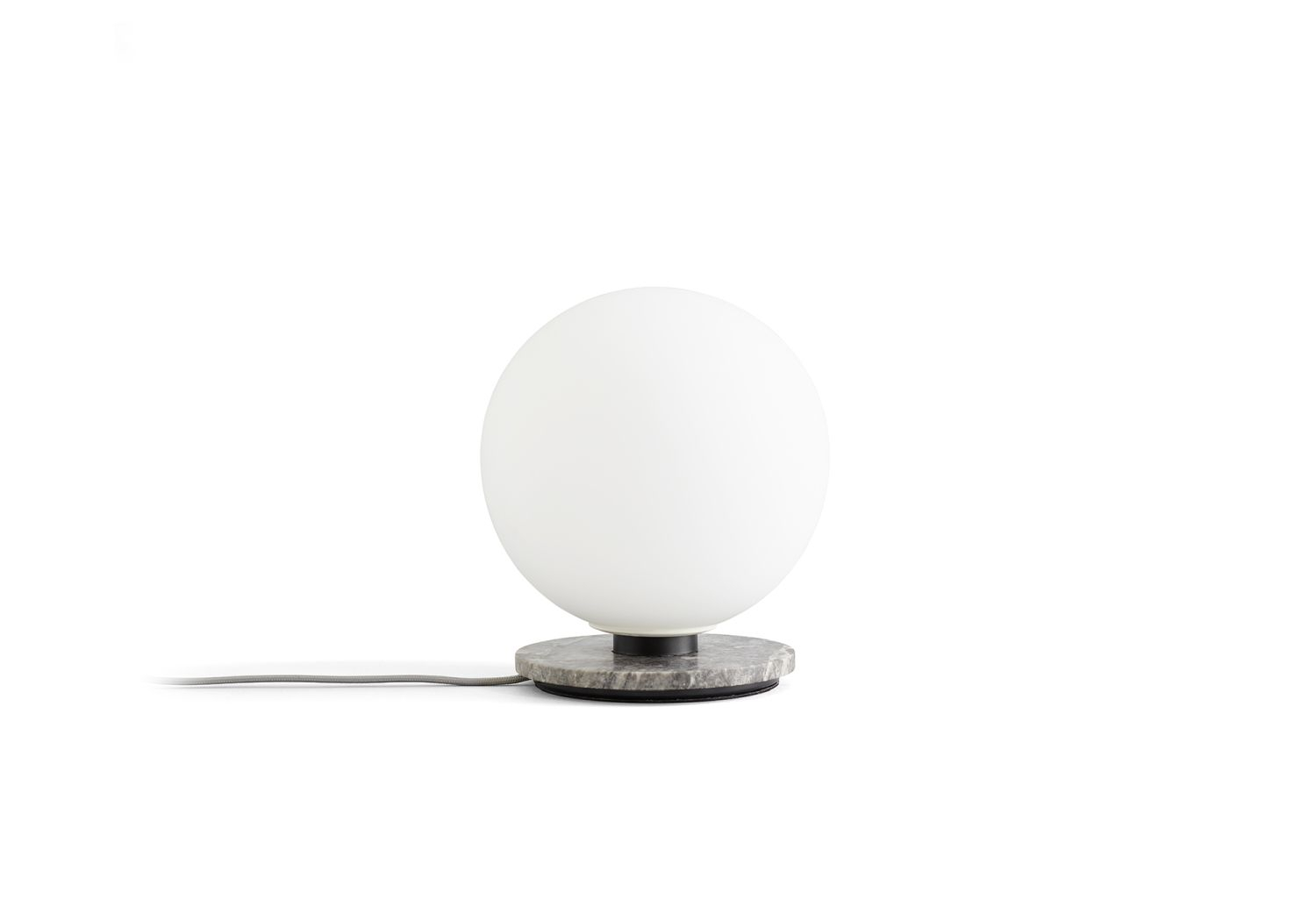 Tr Bulb Tisch Und Wandleuchte Grauer Marmor Grau