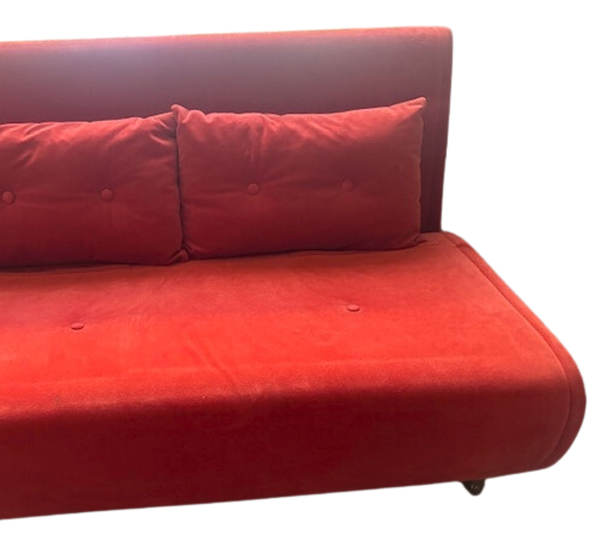 Haru Schlafsofa Samt Orange