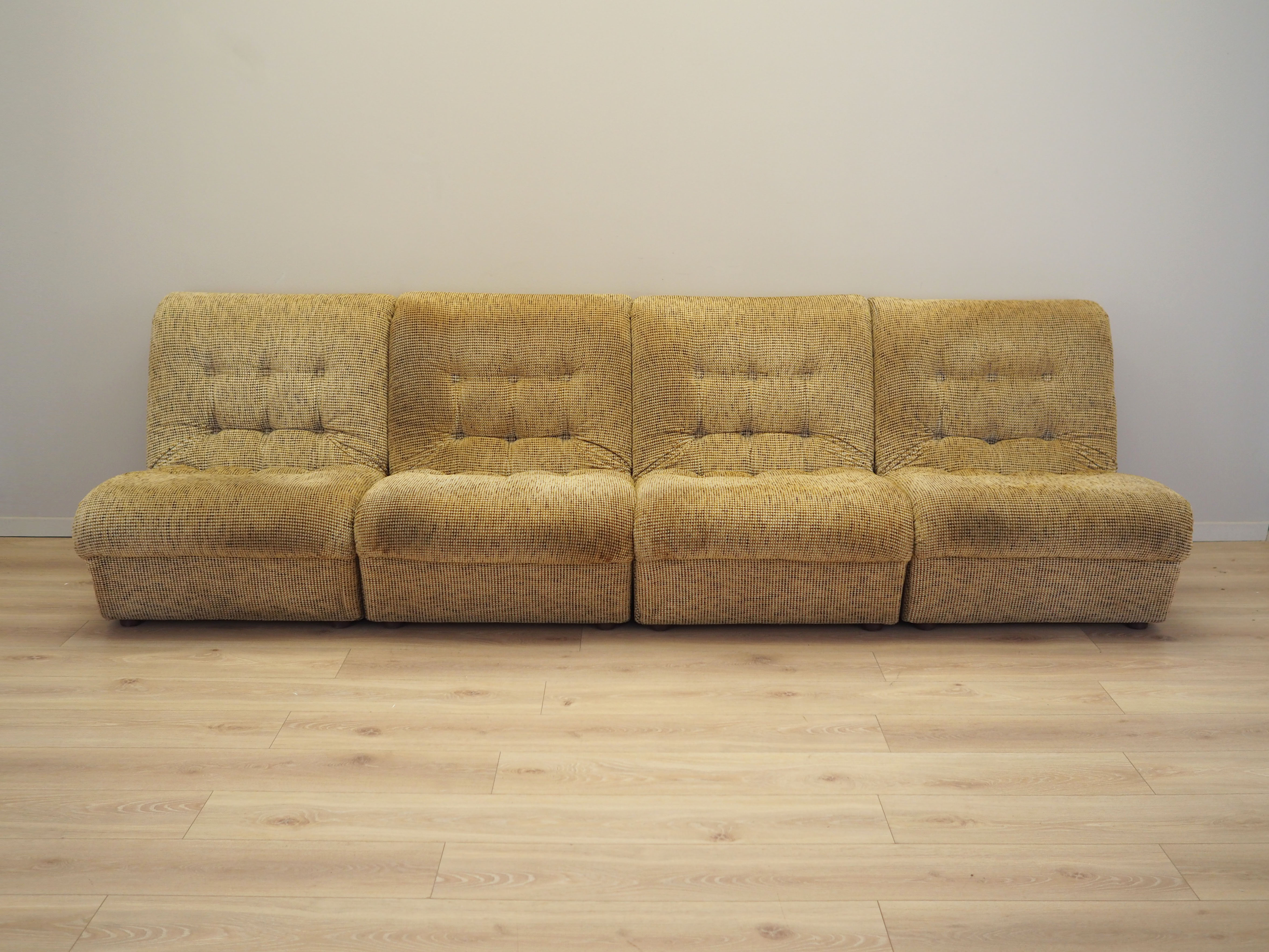 Modulsofa Beige 1960er Jahre