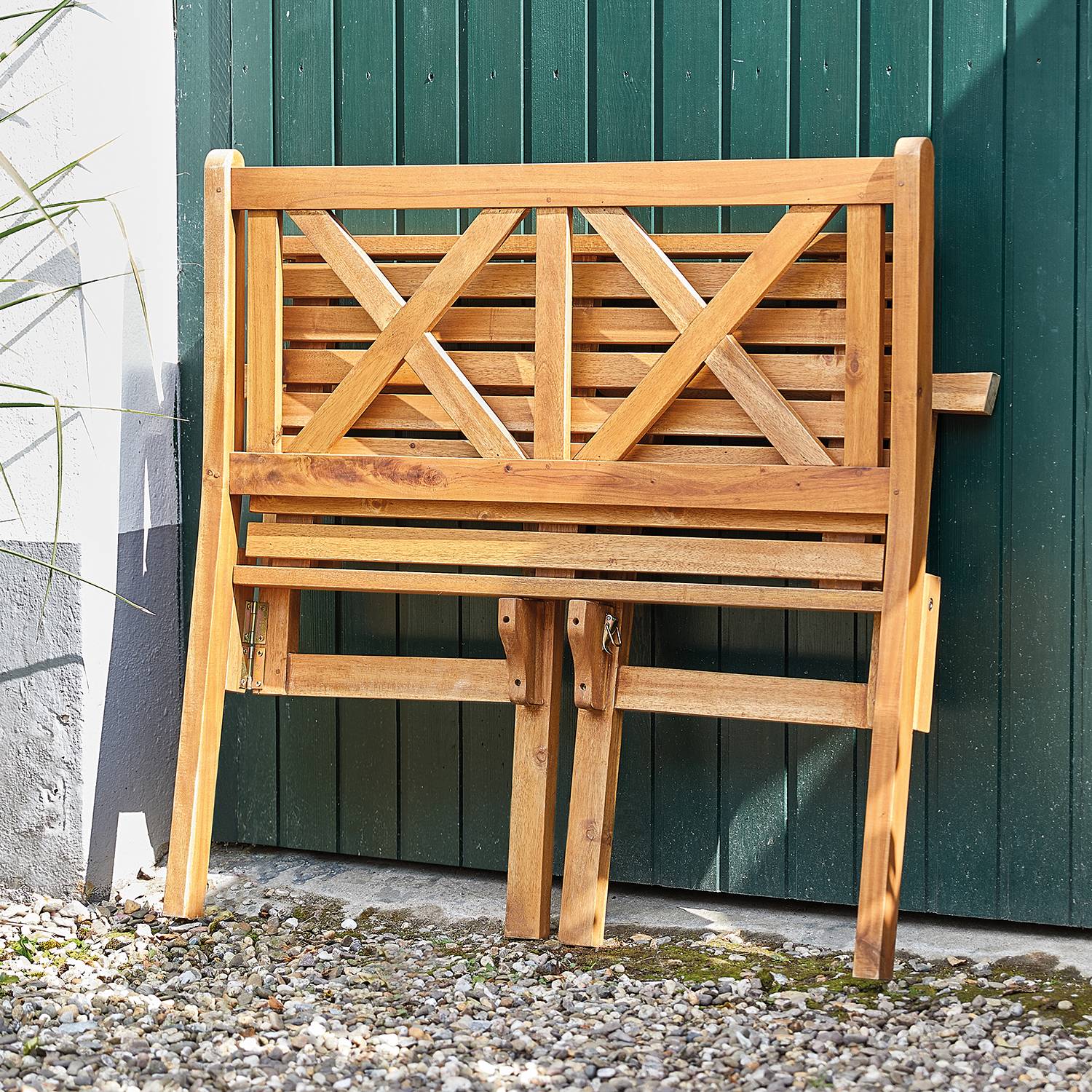 Gartenbank LOVEBIRD Akazienholz Braun