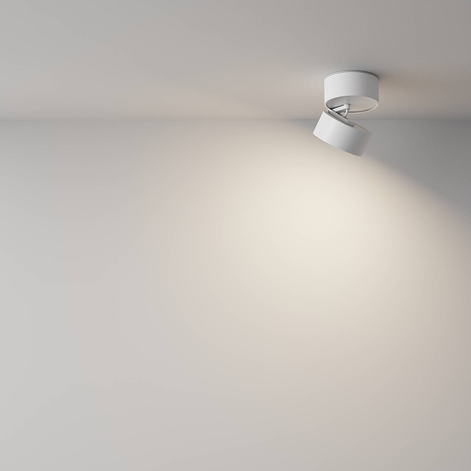 LED-Deckenleuchte Onda Weiß
