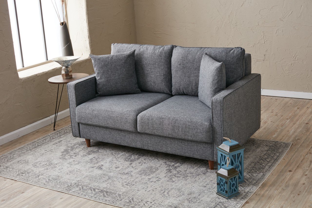 Eva Sofa 2-Sitzer Grau