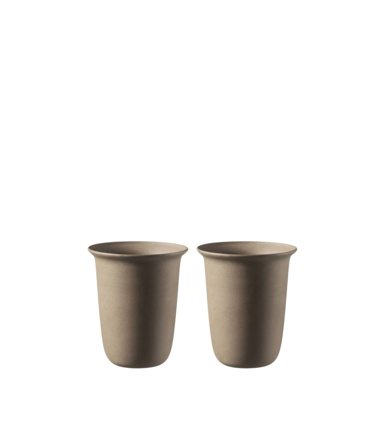 2x Ildpot Kaffeetasse Keramik Braun