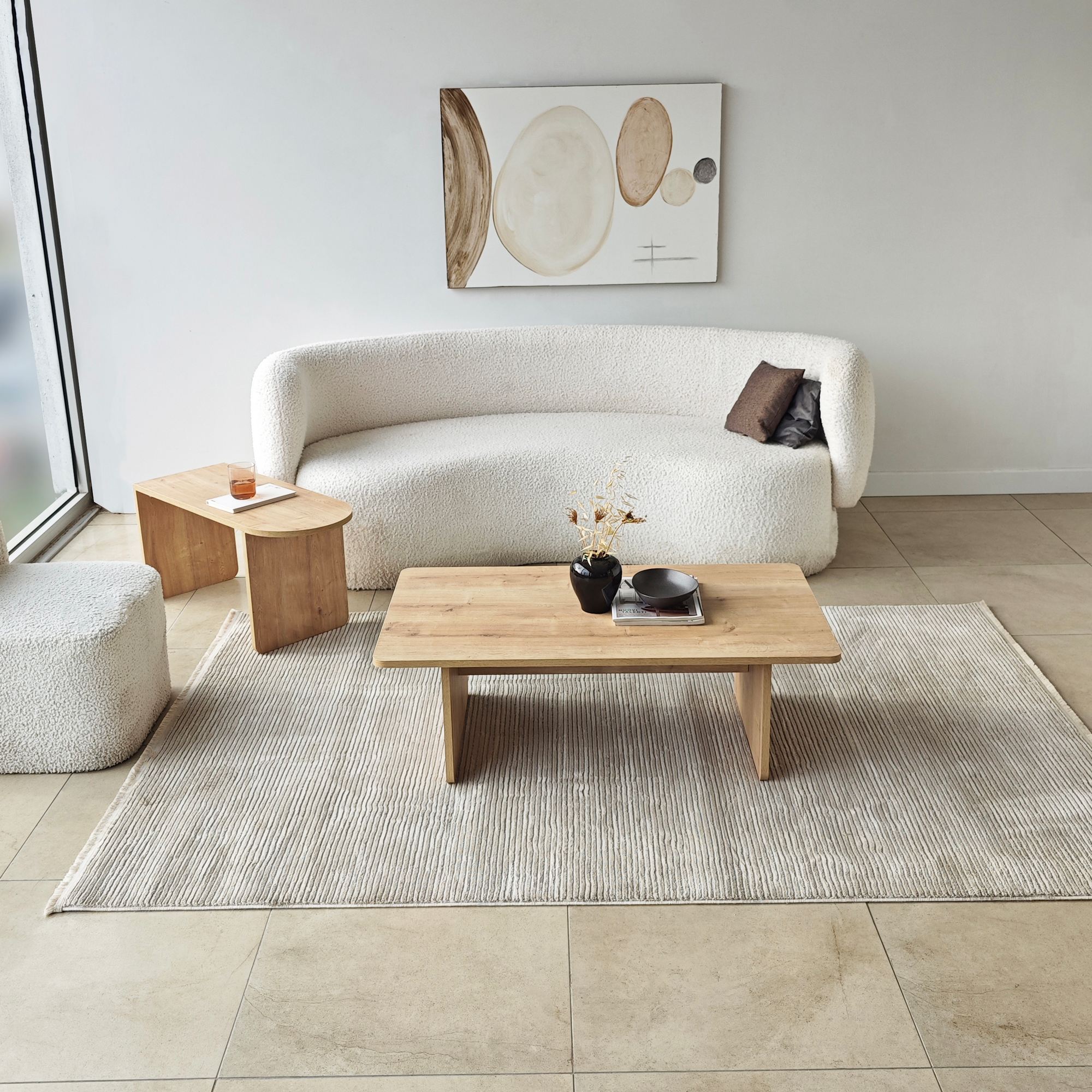 Paris Tavolino da salotto Effetto rovere Marrone