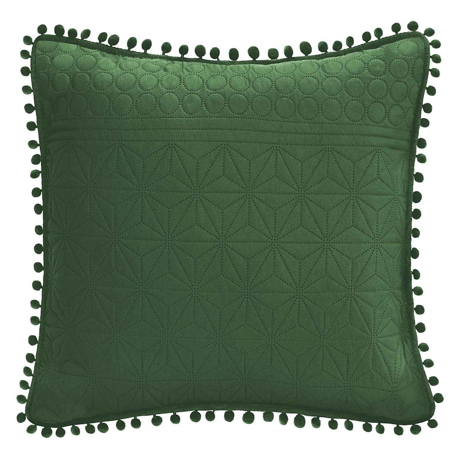 Ladore Dekokissen Polyester Dunkelgrün 45 x 45 cm