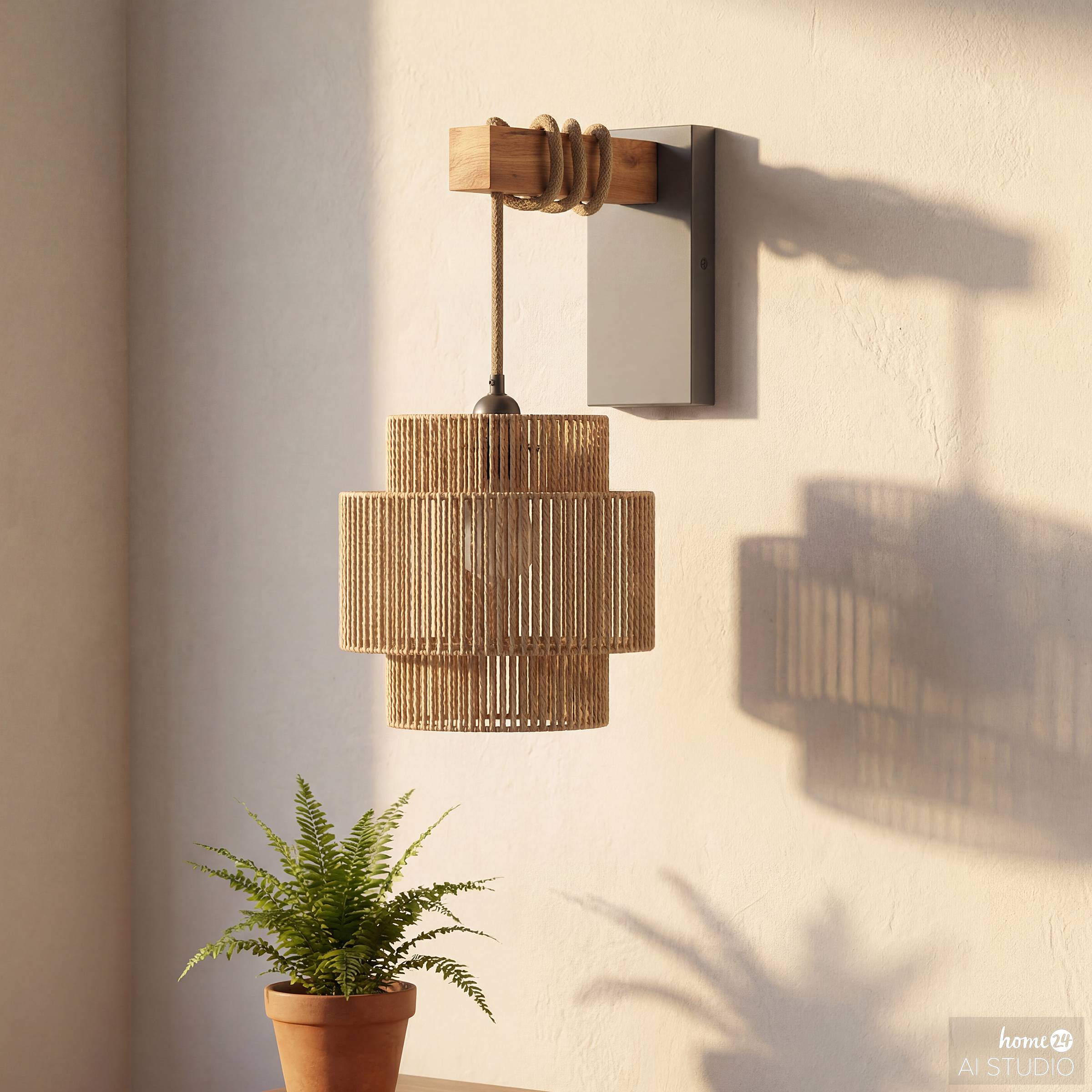 Simi Wandleuchte mit Akku-Leuchtmittel inkl. Fernbedienung