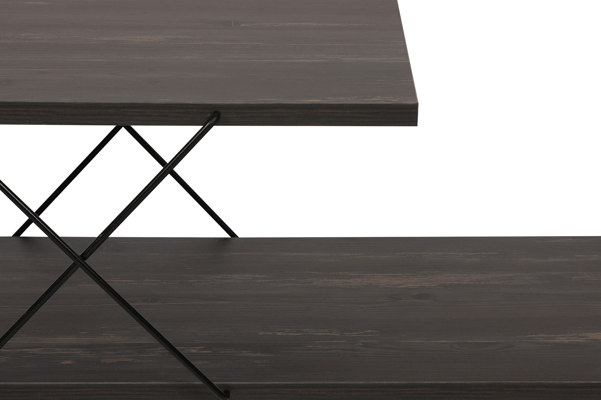 Street Lowboard Holzfurnier Dunkelbraun