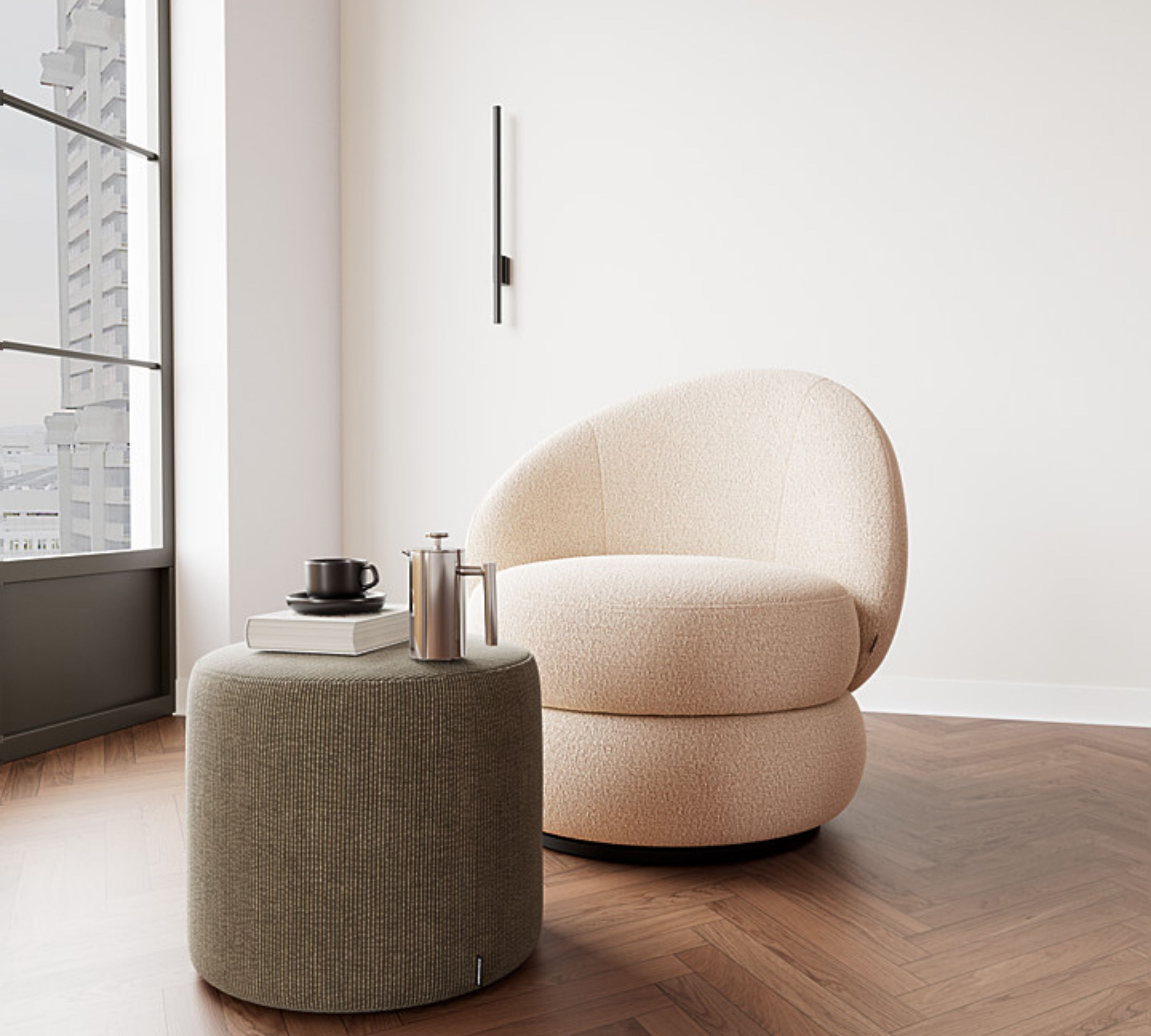 Pouf No. 7 Free Sage