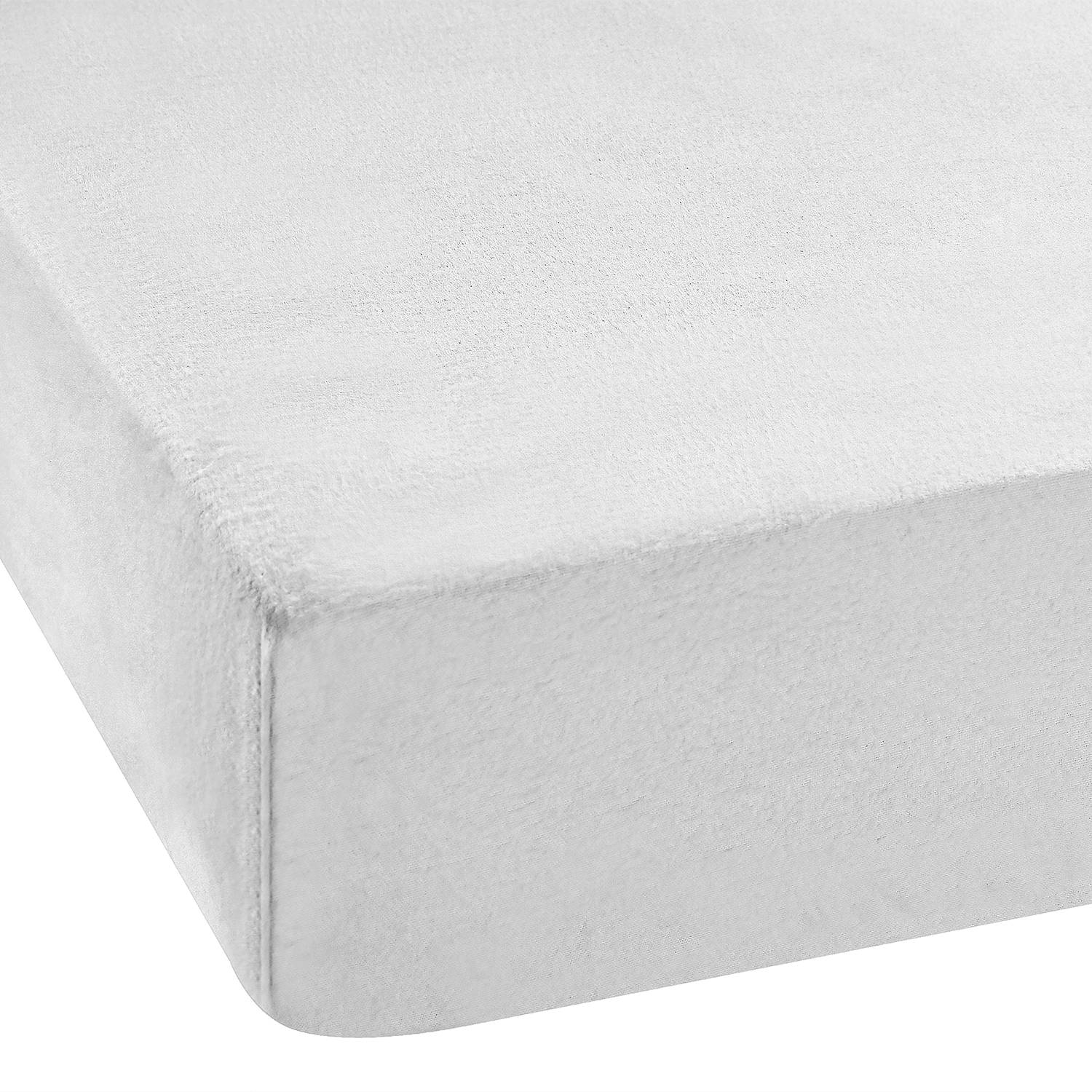 Vindum Fitted Sheet Cotton White 180x200cm
