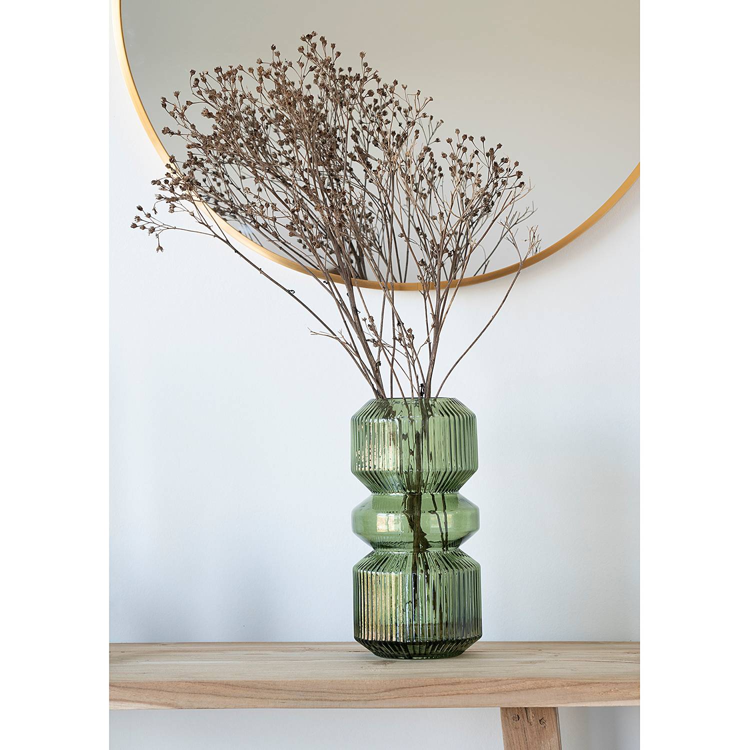 Vase Calden Glas Grün