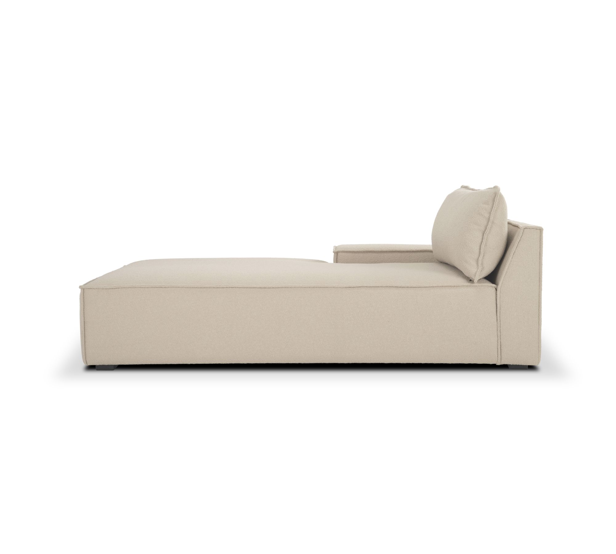 Daphne 1-seater chaise lounge left Pasha Dune