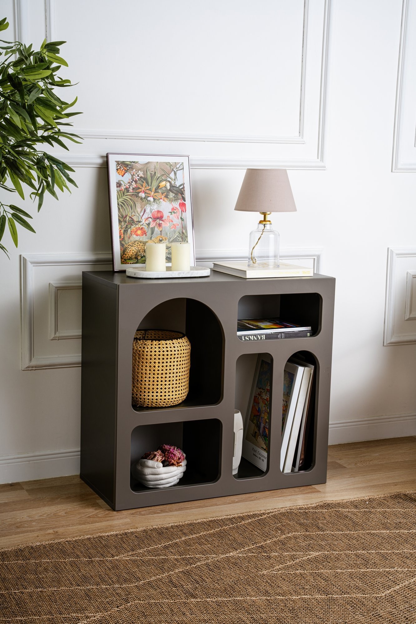 Liva Sideboard Anthrazit 80cm