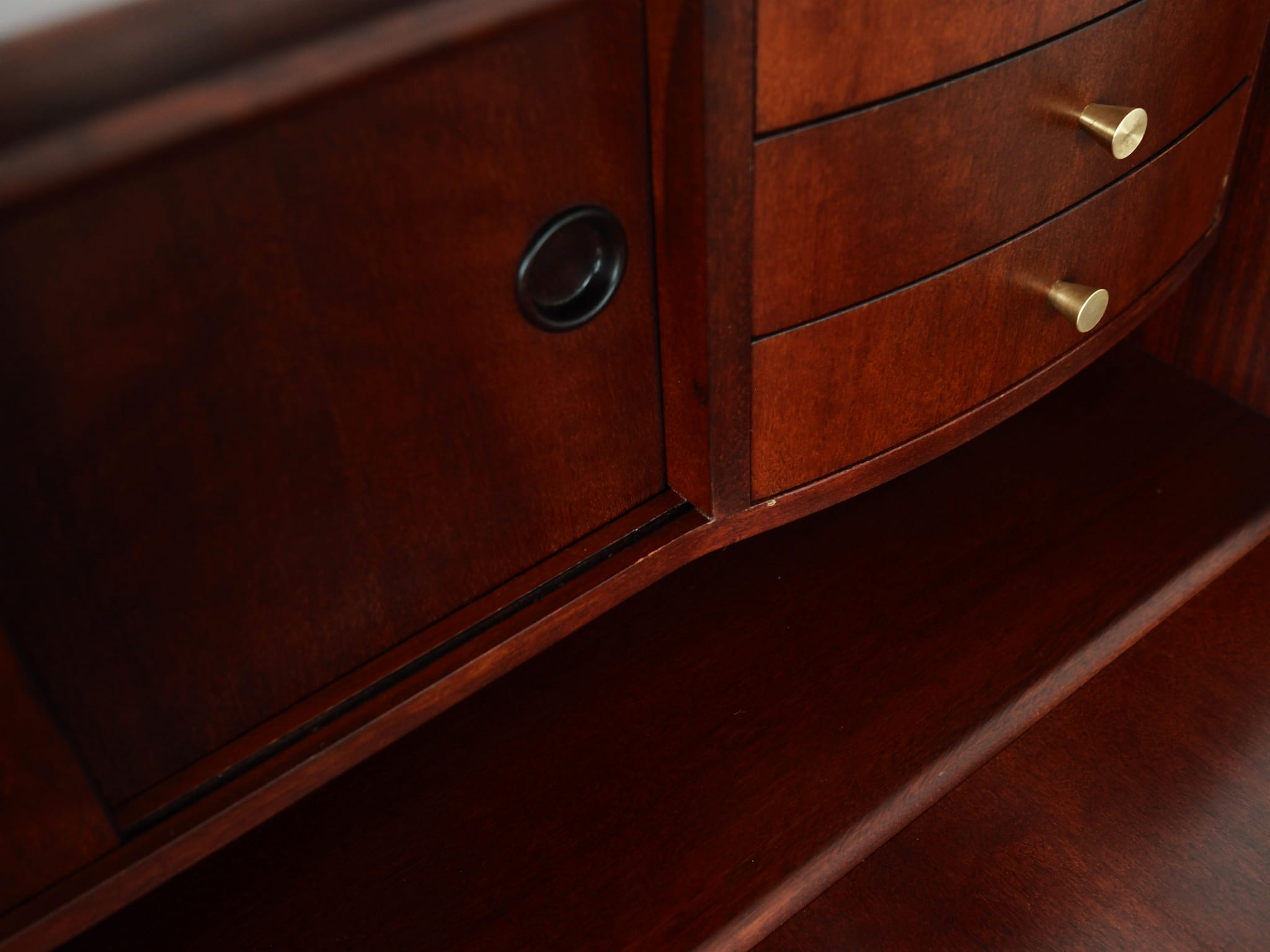 Mahogany secretary 1970 Jahre