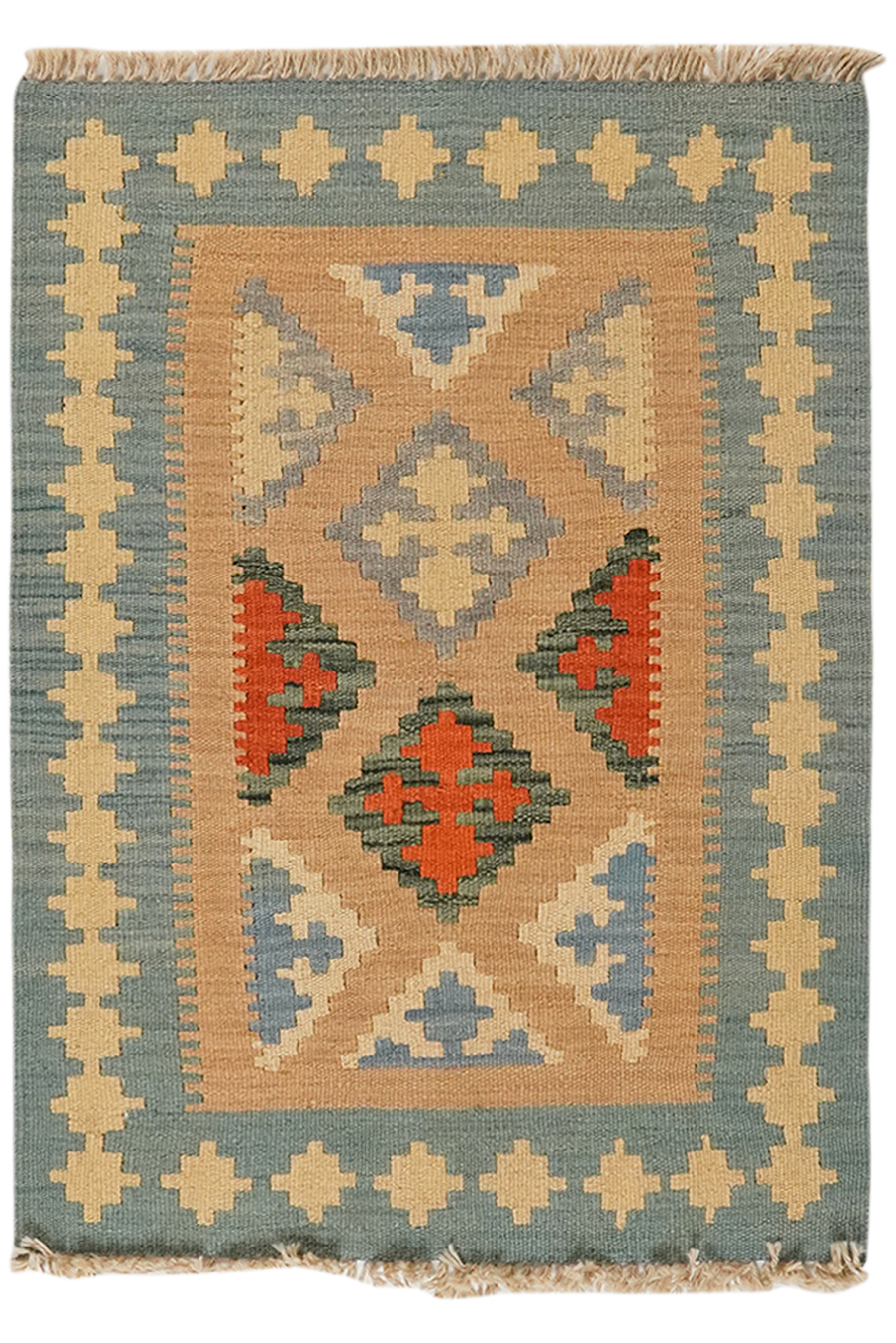 Kilim Gashgai Teppich Mehrfarbig
