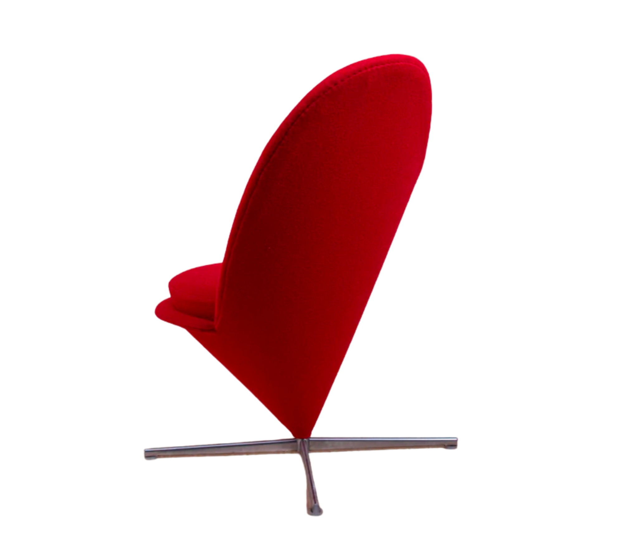 Heart Cone Chair von Verner Panton Rot