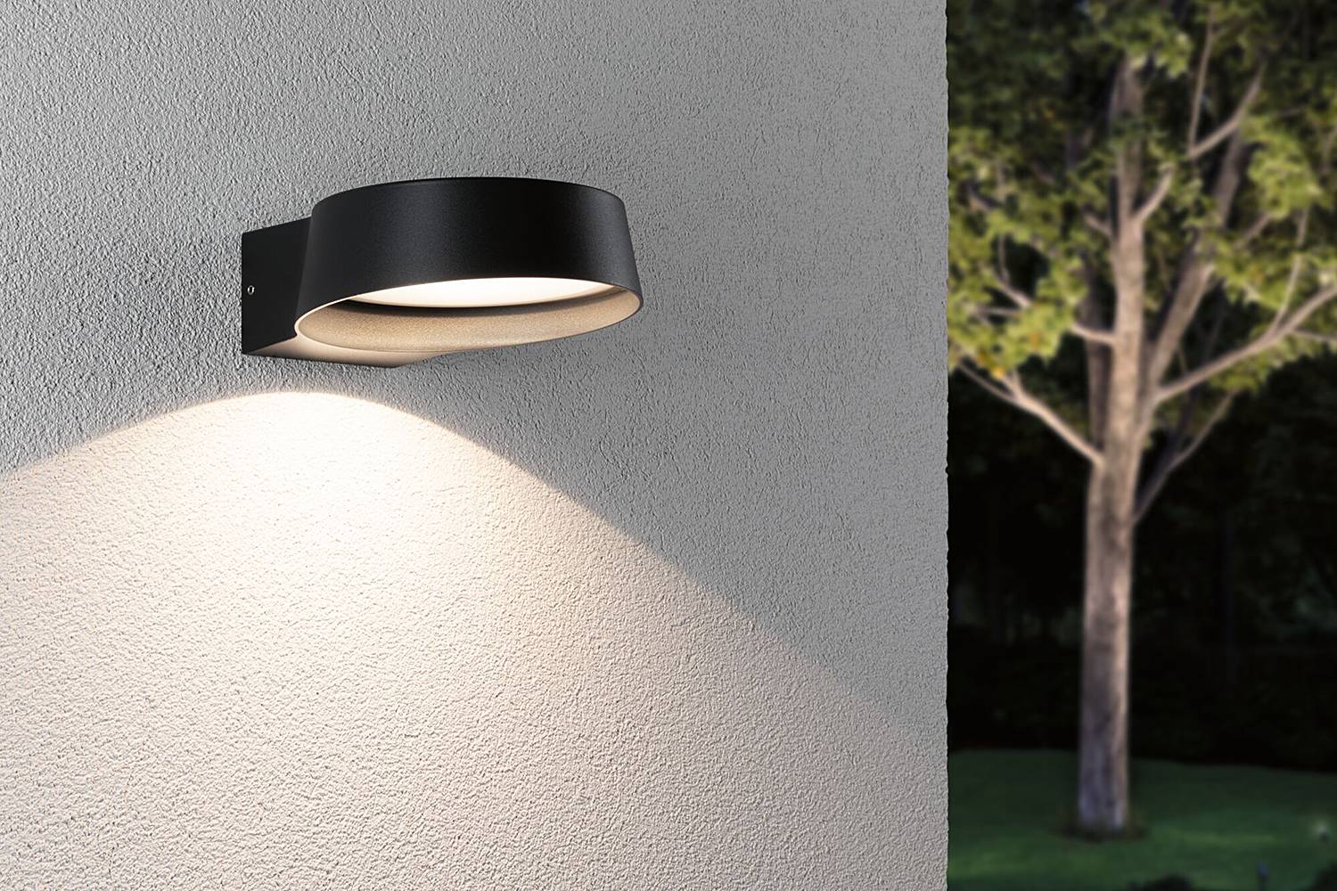 Capea Wandleuchte Aluminium Grau 1-flammig