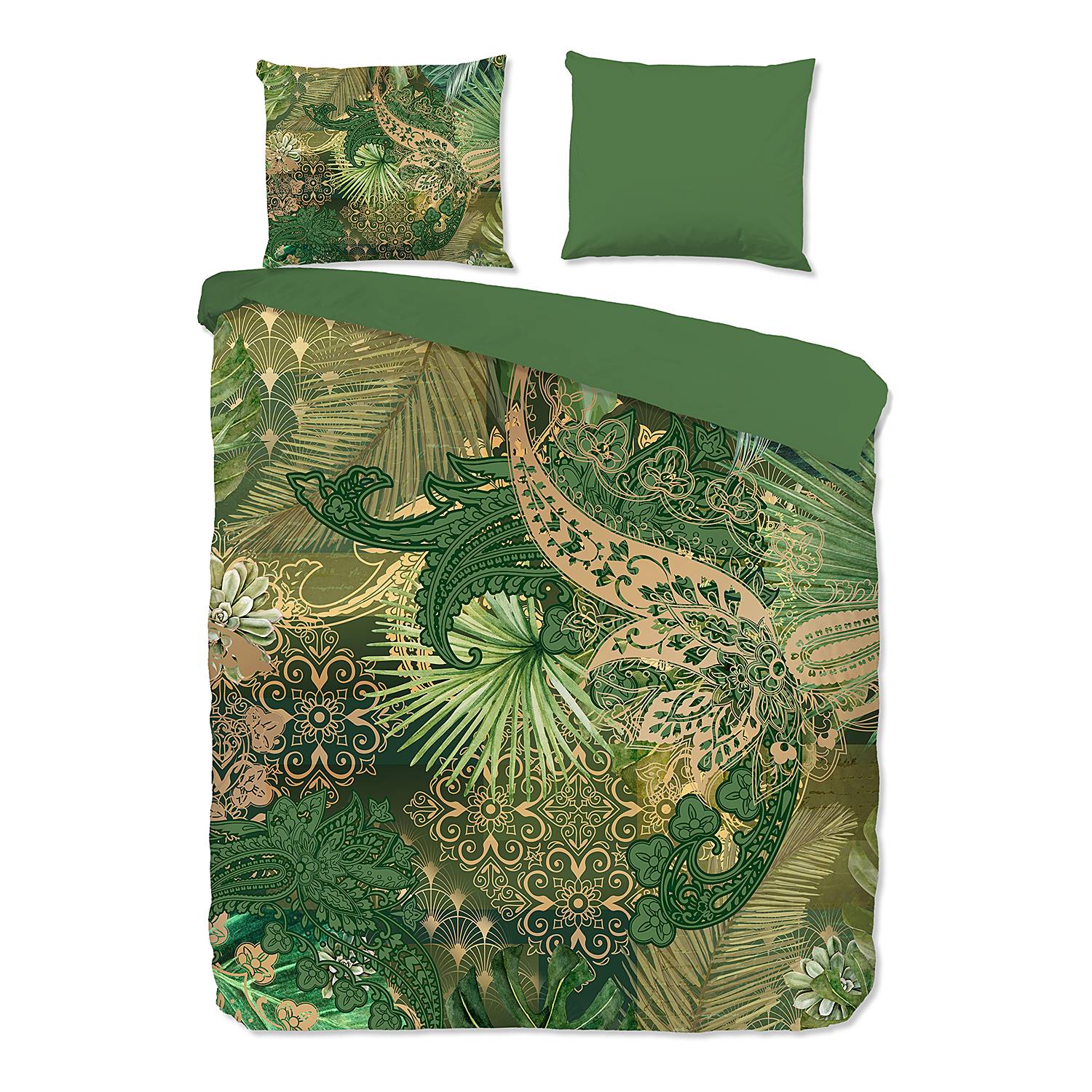 Louise Bettwäsche-Set Microfaser 200x220cm 2 Kissen 70x60cm