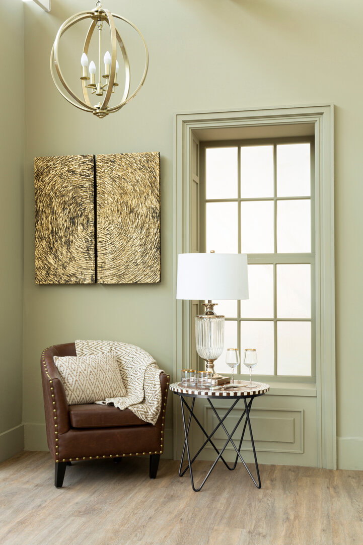 Artisan Round Side Table Acacia Wood Natural