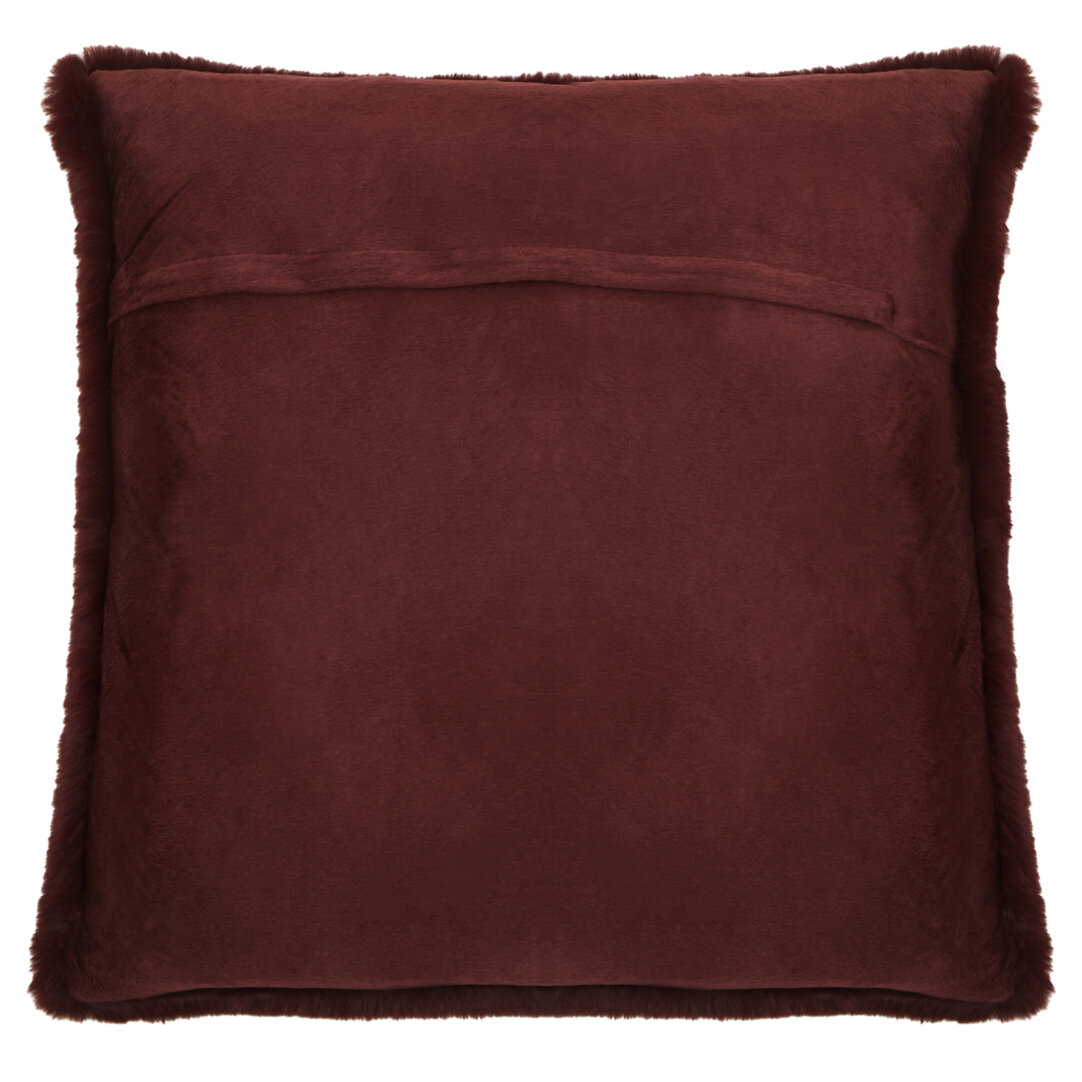 Bosie Lamina Red Wine Square Cushion