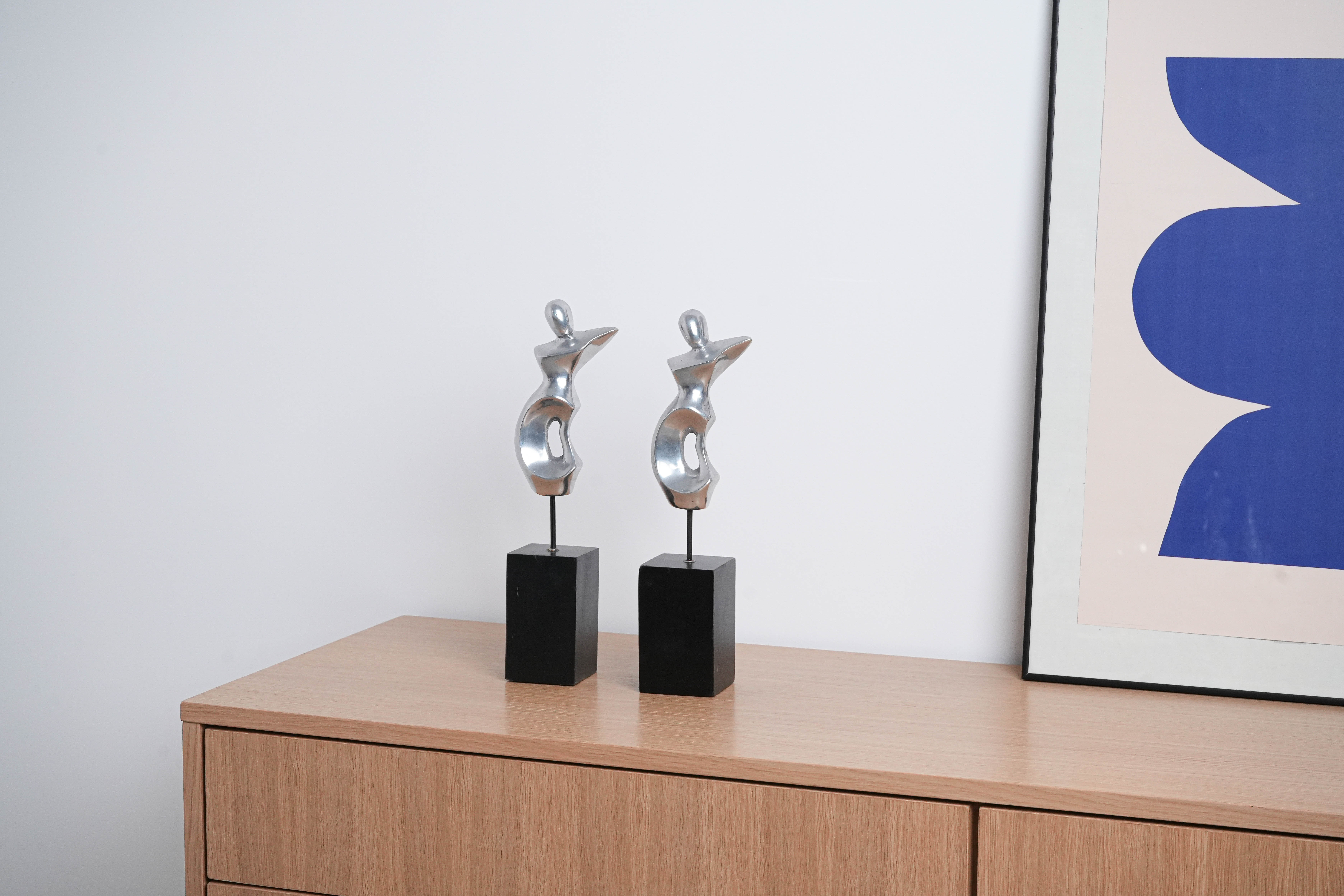 Metallfigur Silber