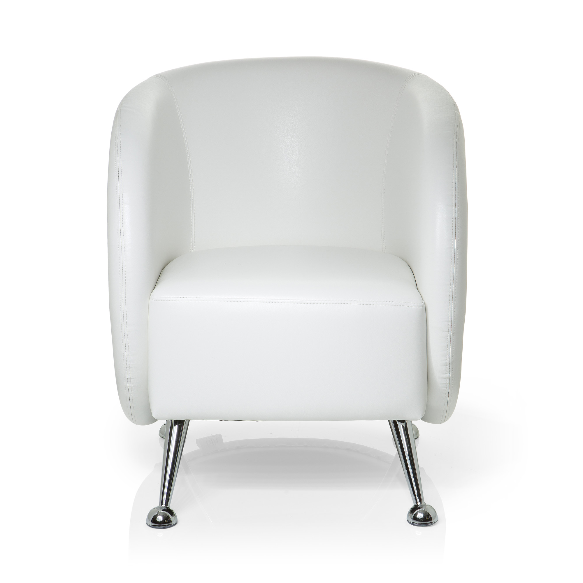St. Lucia Office chair Faux leather White