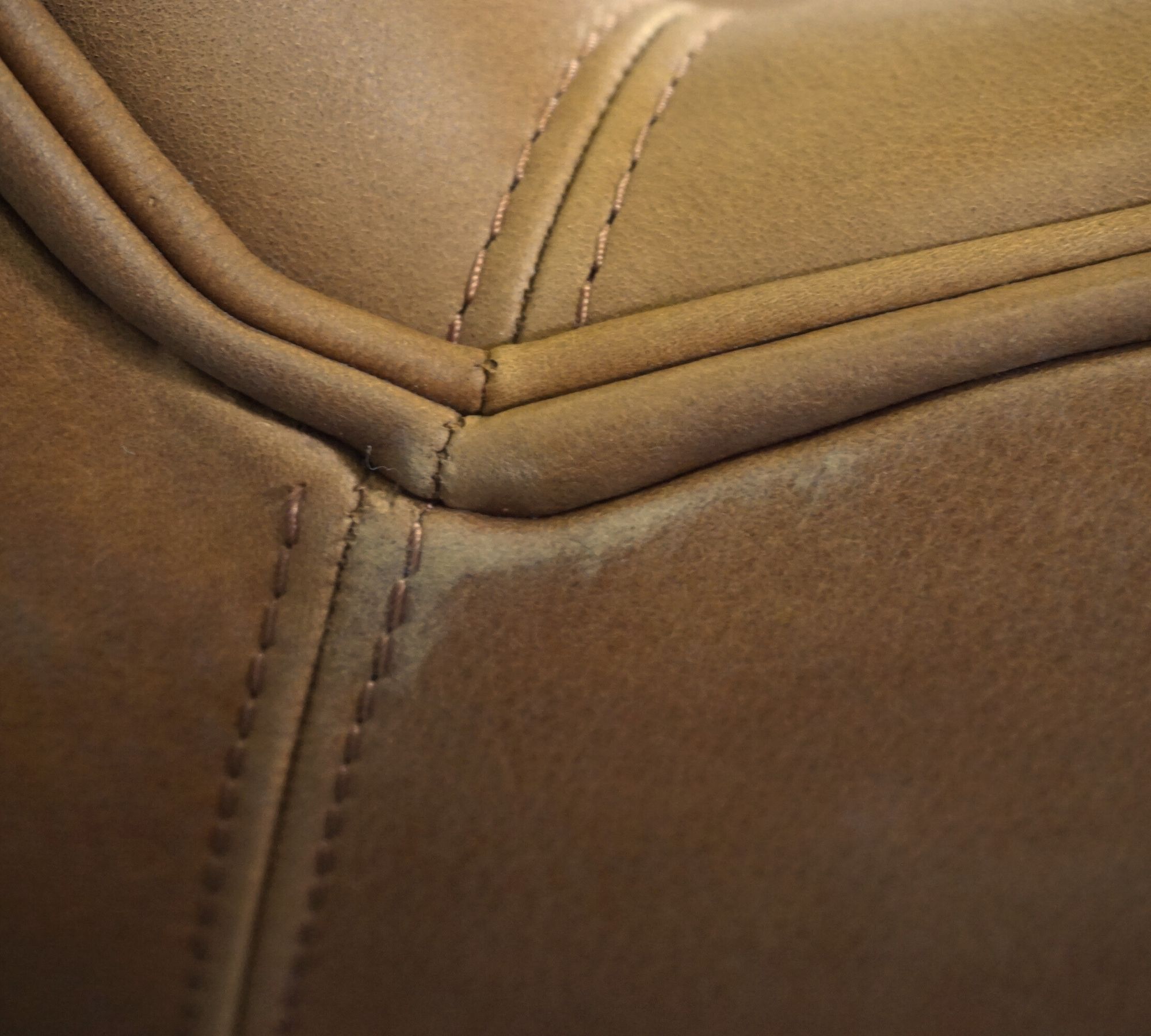 Oscar Sessel Leather Bronze