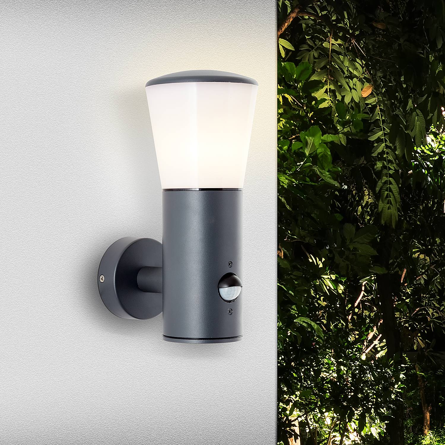 Wall light Cliffi II Polycarbonate Aluminum