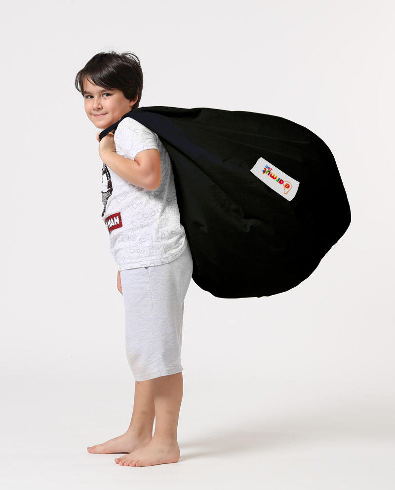 Kids Garden Beanbag Black