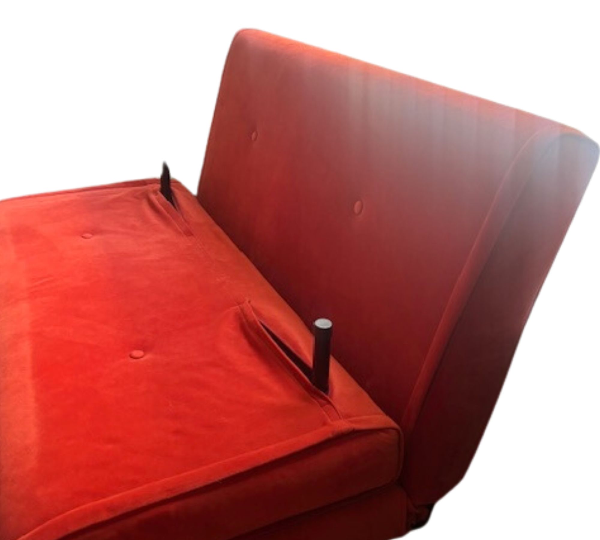 Haru Schlafsofa Samt Orange