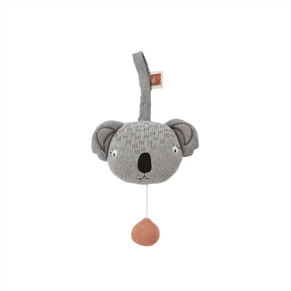 Koala Musik Mobile Baumwolle Grau