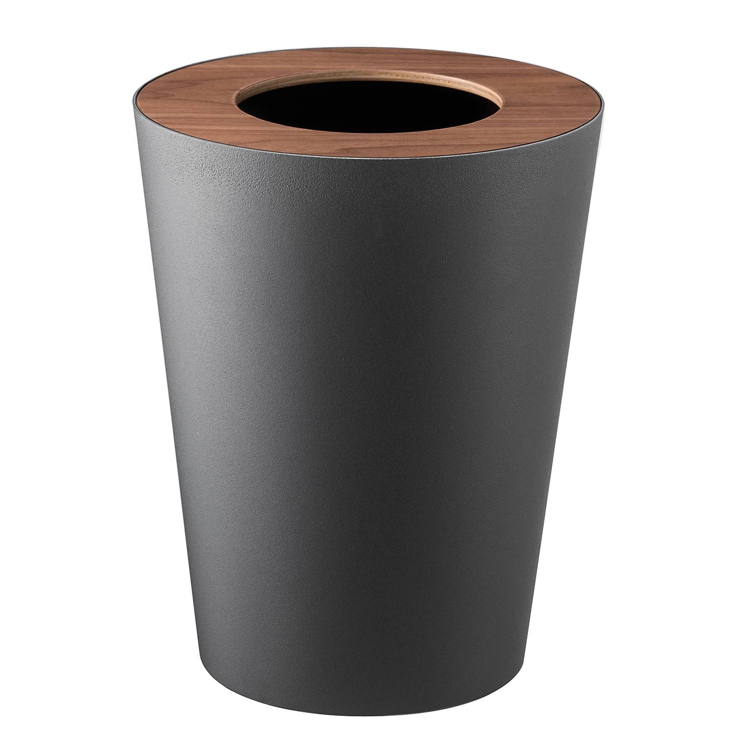 Papierkorb Rin II Schwarz