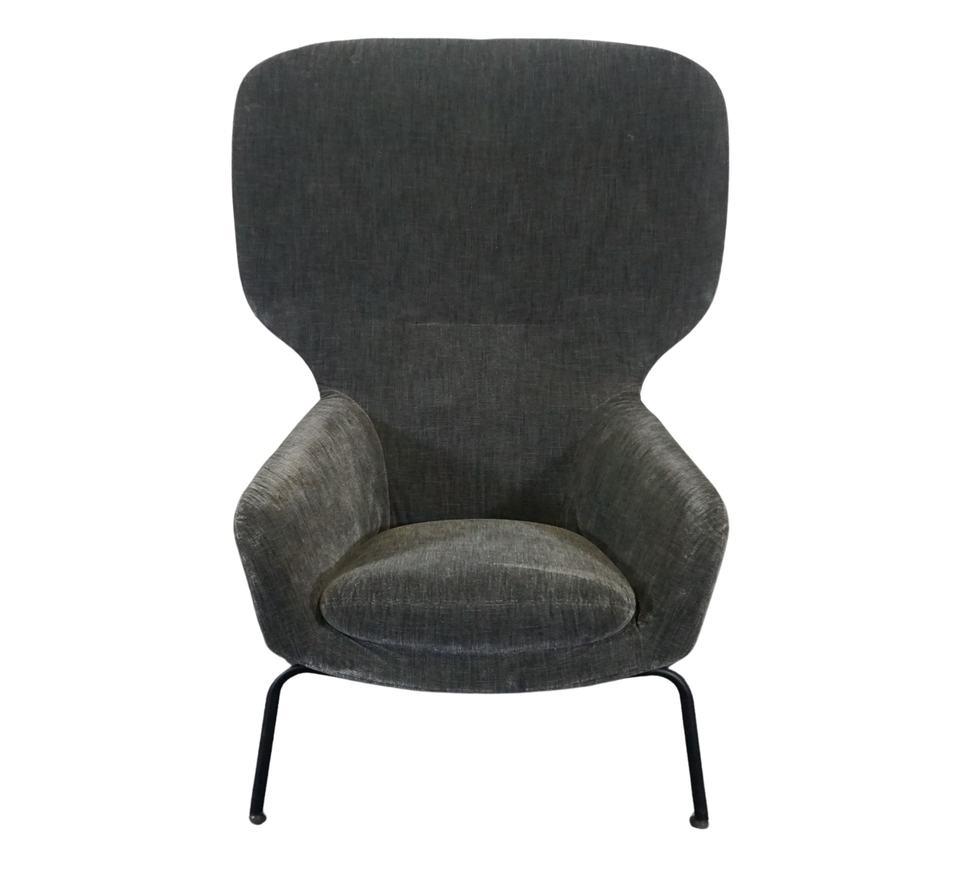 Dublin Sessel Textil Grau