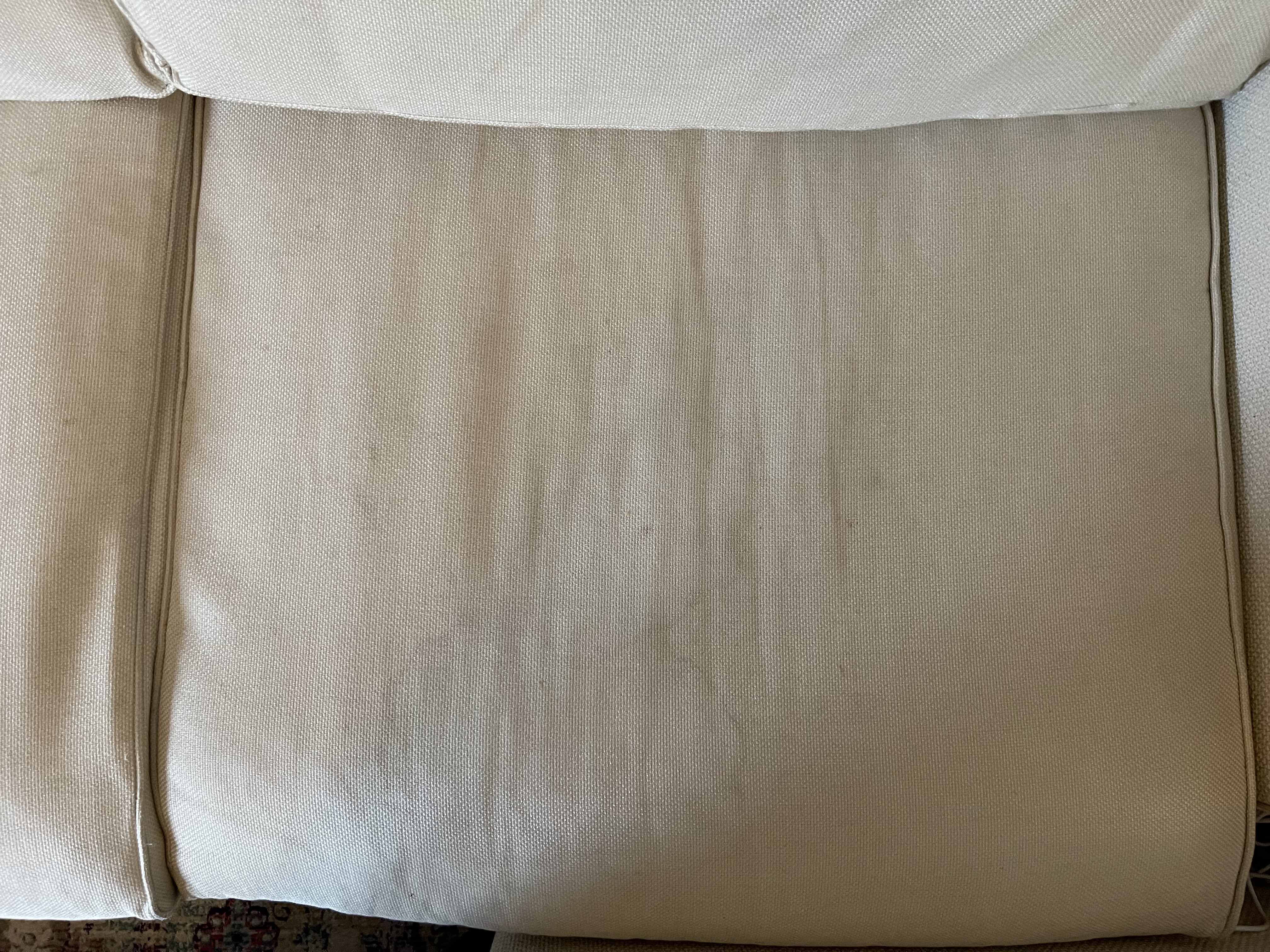 2x Sofa 2-Sitzer Creme