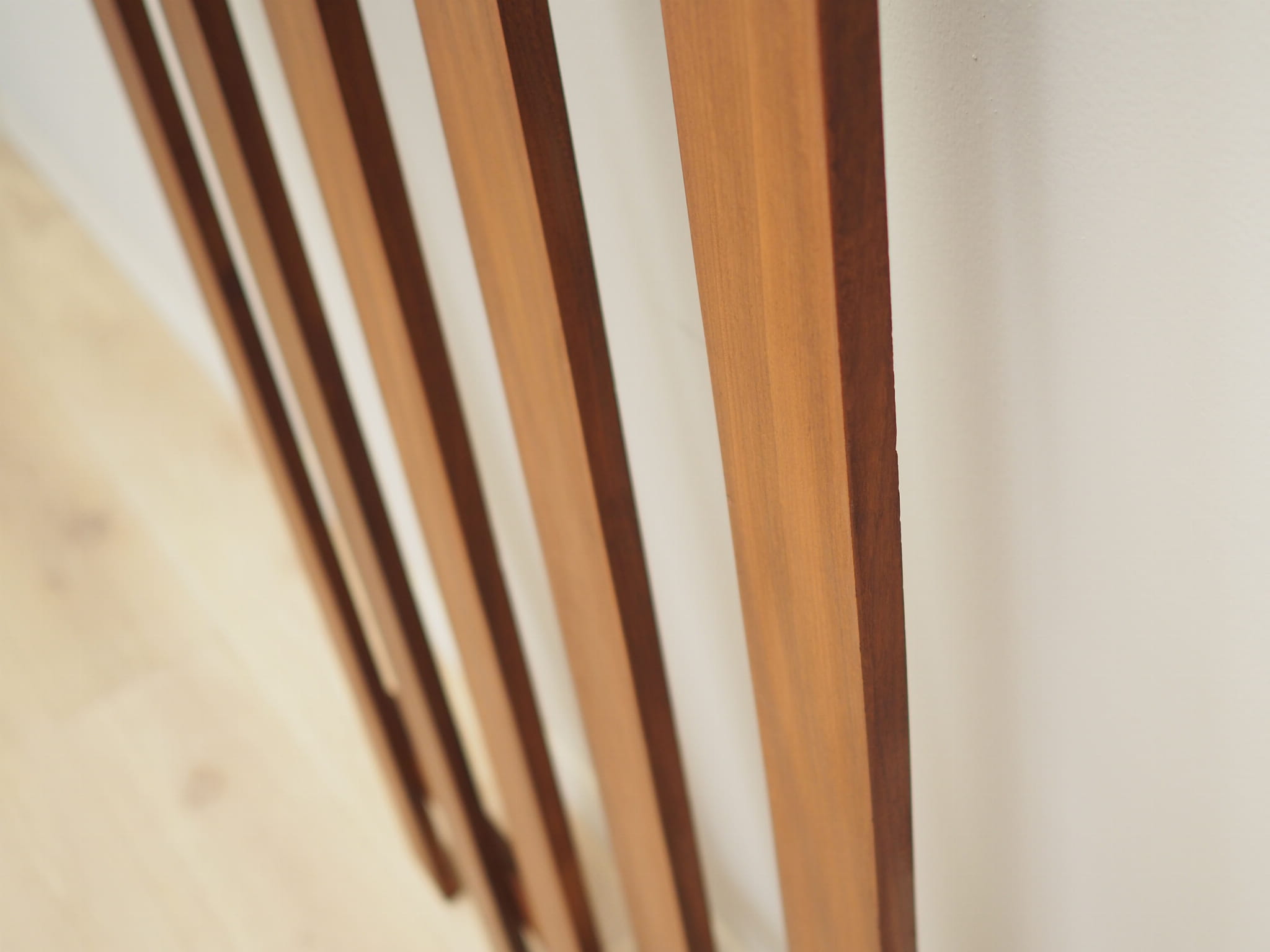 Teak wall coat rack 1970s