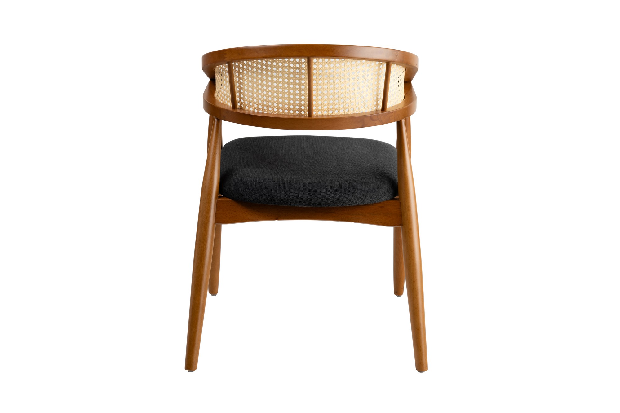 Lima Armlehnstuhl Holzfurnier Grau