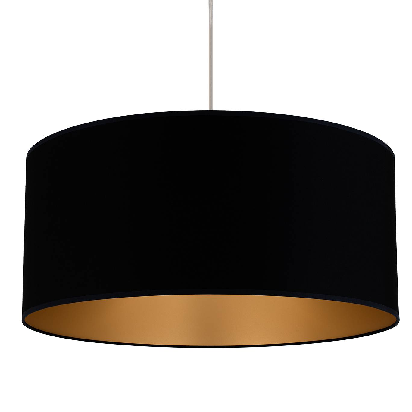 1-Flammig Midas III Pendelleuchte Baumwollstoff Stahl