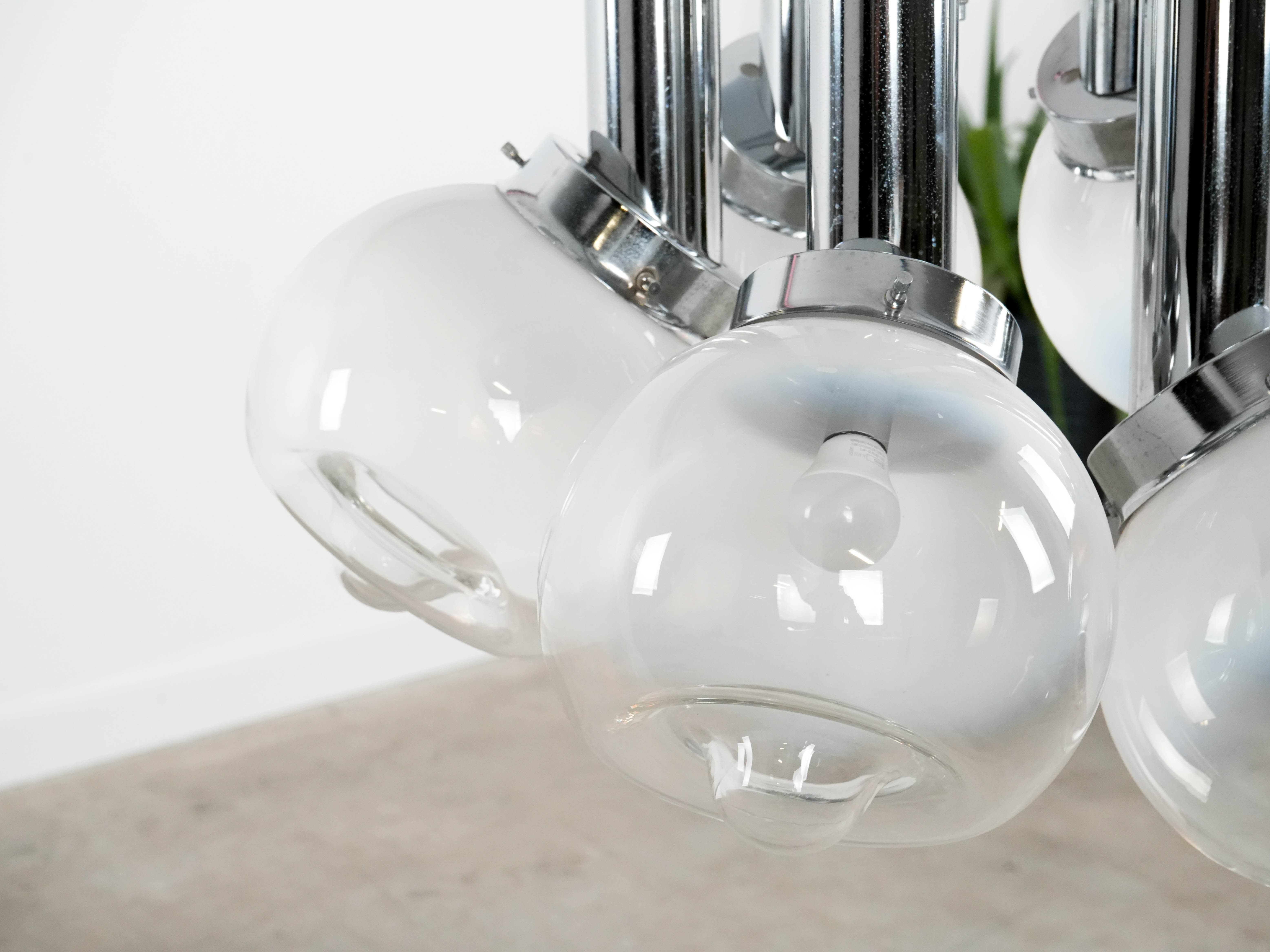 Chandelier White 1970s