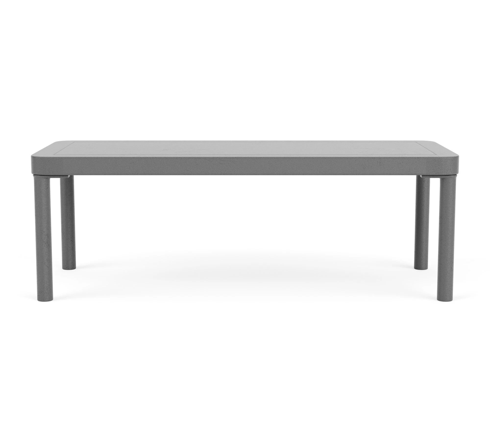 Hadley Outdoor Couchtisch Anthracite Grey Steel 30 x 70 cm