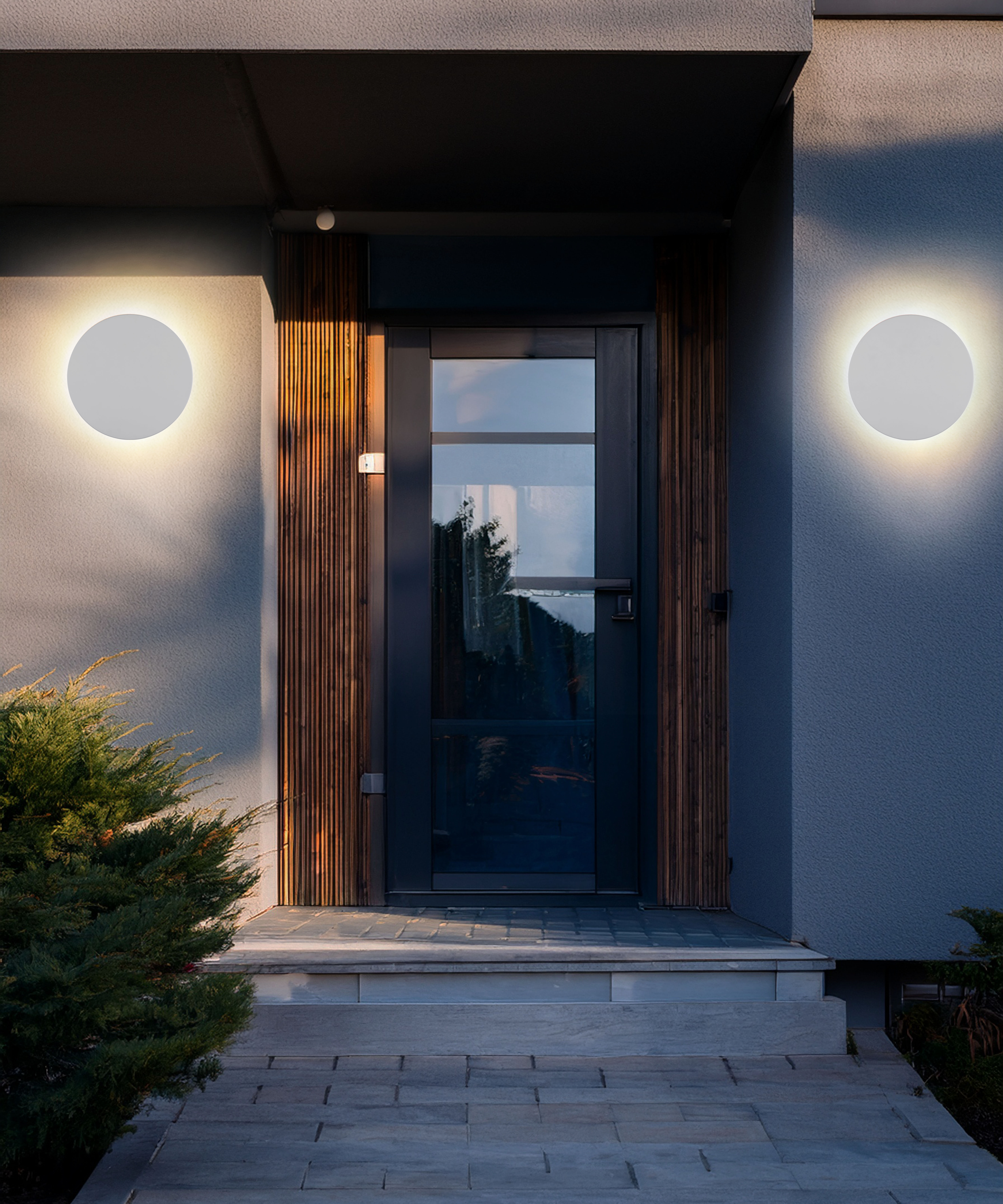 1-Flammig Lamont LED-Wandleuchte Acrylglas Weiß